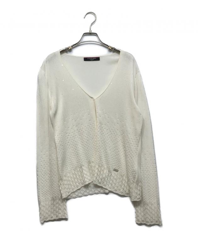 LEONARD - 美品　近年　LEONARD レオナール　レーヨン　ニット　カーディガン 中古・古着通販】LEONARD FASHION (レオナールファッション) ニット