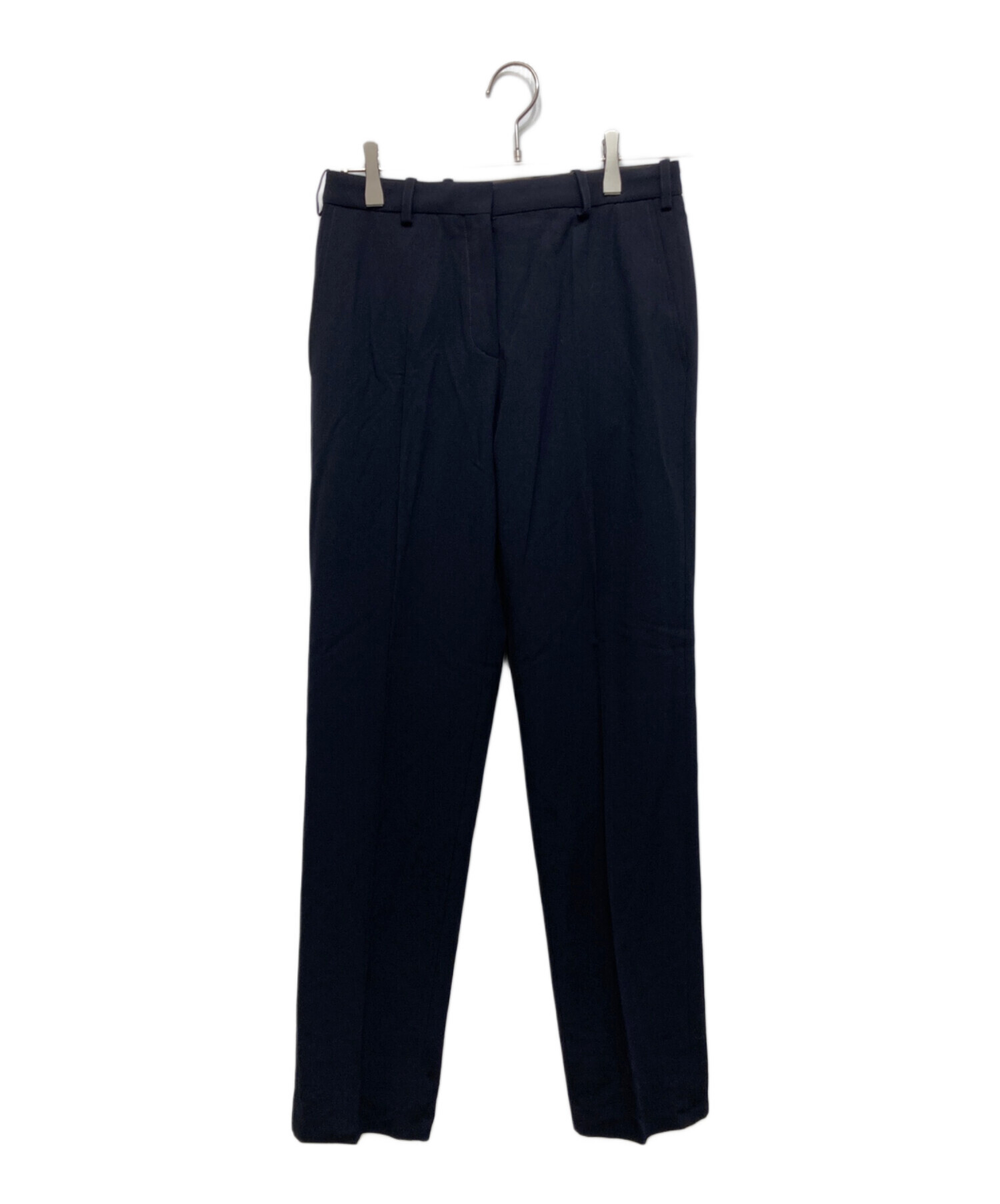 ◇美品 HERMES メンズ ブラックセンタープレスパンツ 綿＆麻 中古・古着通販】HERMES (エルメス) センタープレスパンツ ネイビー