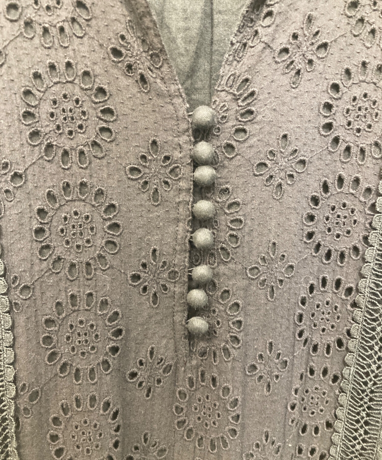 中古・古着通販】ne quittez pas (ヌキテパ) Cotton Hemla Mix Lace