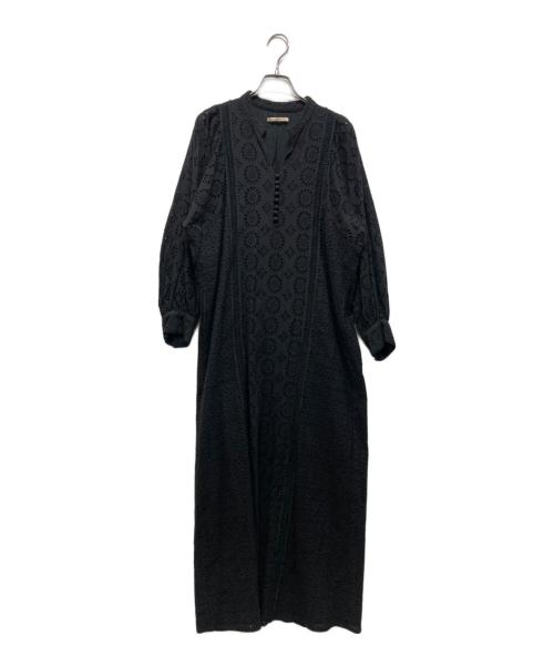 ne Quittez pas ヌキテパ HELMA ミックスドレス カットワーク 中古・古着通販】ne quittez pas (ヌキテパ) Cotton Hemla Mix Lace
