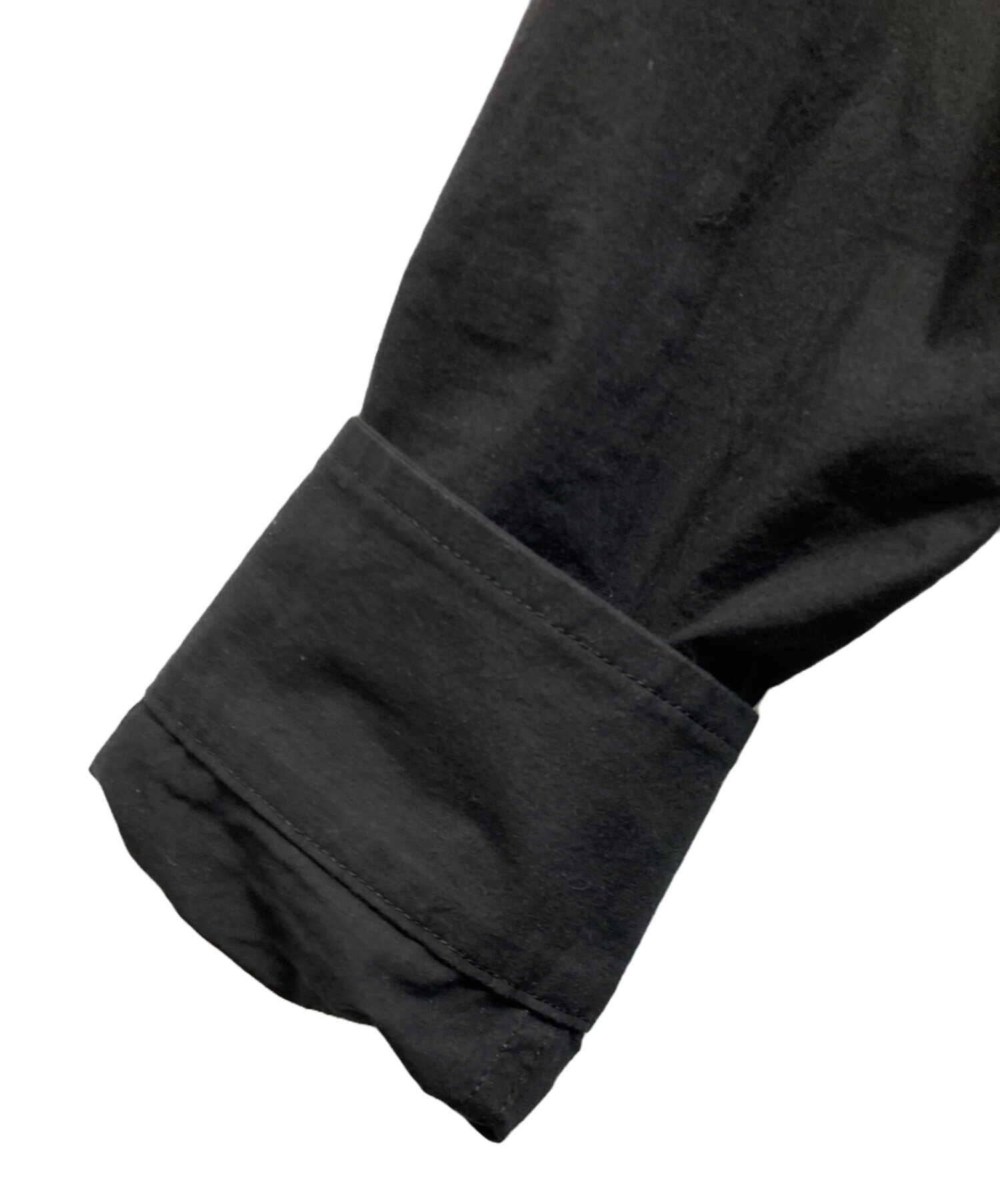中古・古着通販】BRILL (ブリル) ロングシャツワンピース ブラック