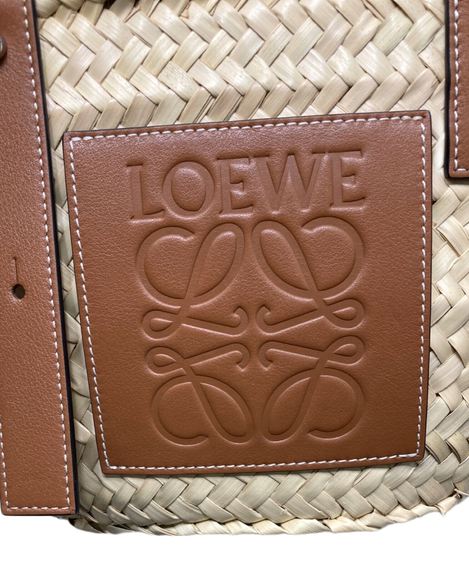 中古・古着通販】LOEWE (ロエベ) アナグラムカゴバッグスモール