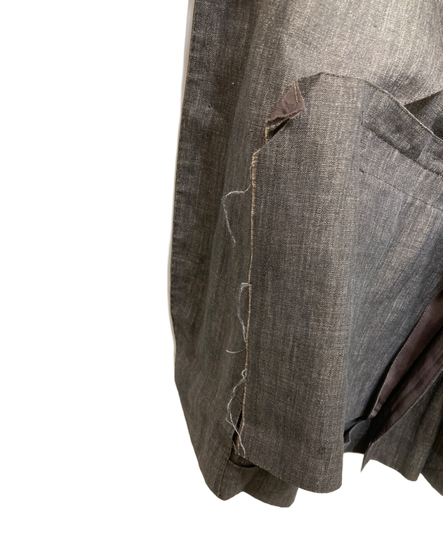 中古・古着通販】ZEGNA (ゼニア) リネンテーラードジャケット ブラウン