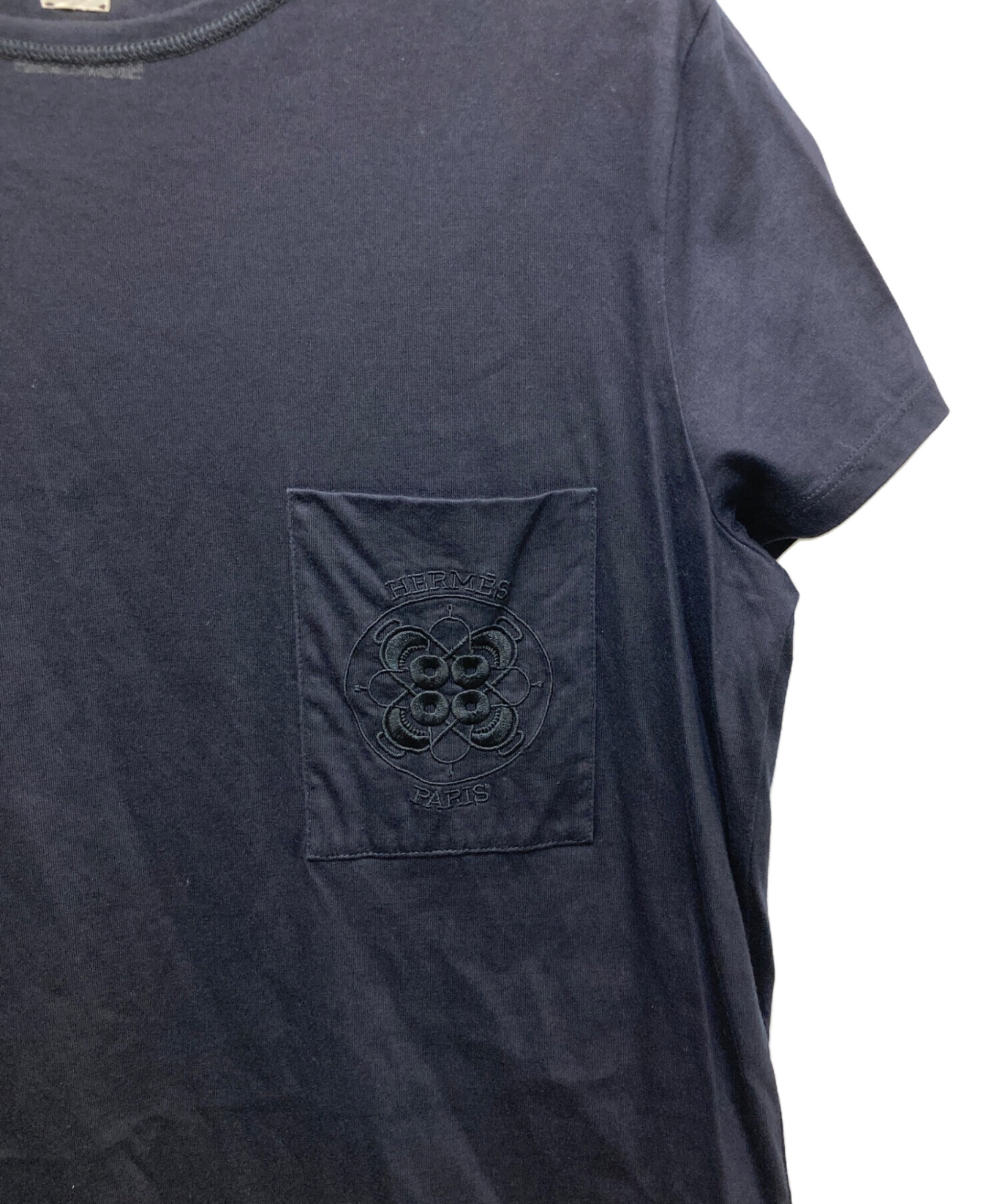 中古・古着通販】HERMES (エルメス) カットワンピース ネイビー サイズ
