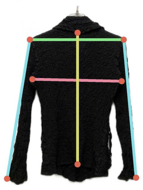 ミーイッセイミヤケ me ISSEY MIYAKE シワ加工 ポロシャツ 中古・古着 