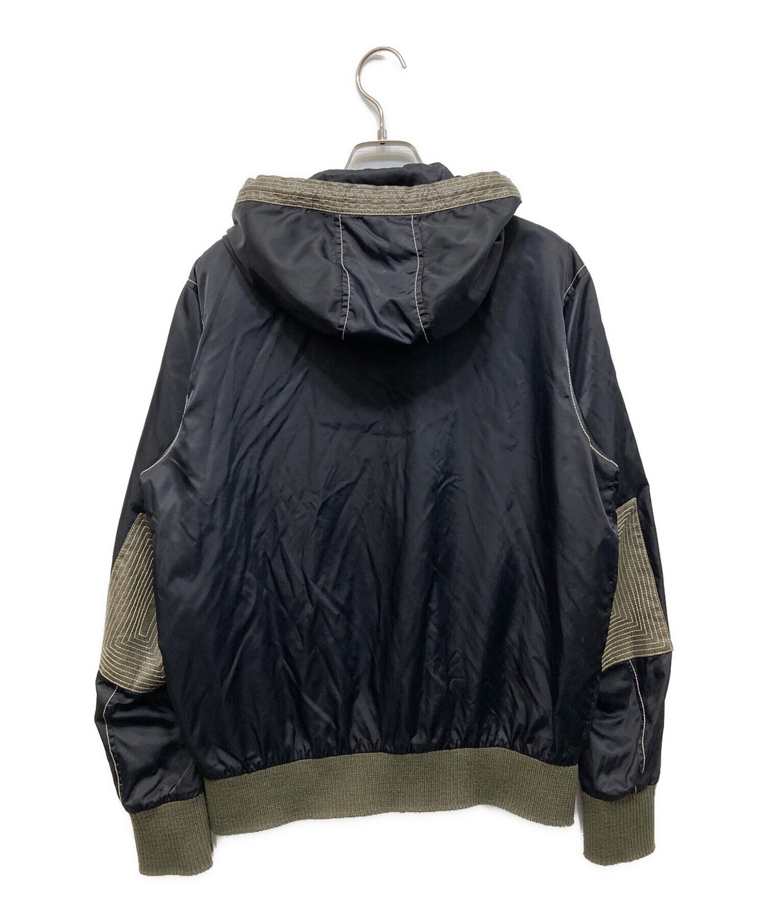 中古・古着通販】DIESEL (ディーゼル) ナイロンフーデットジャケット