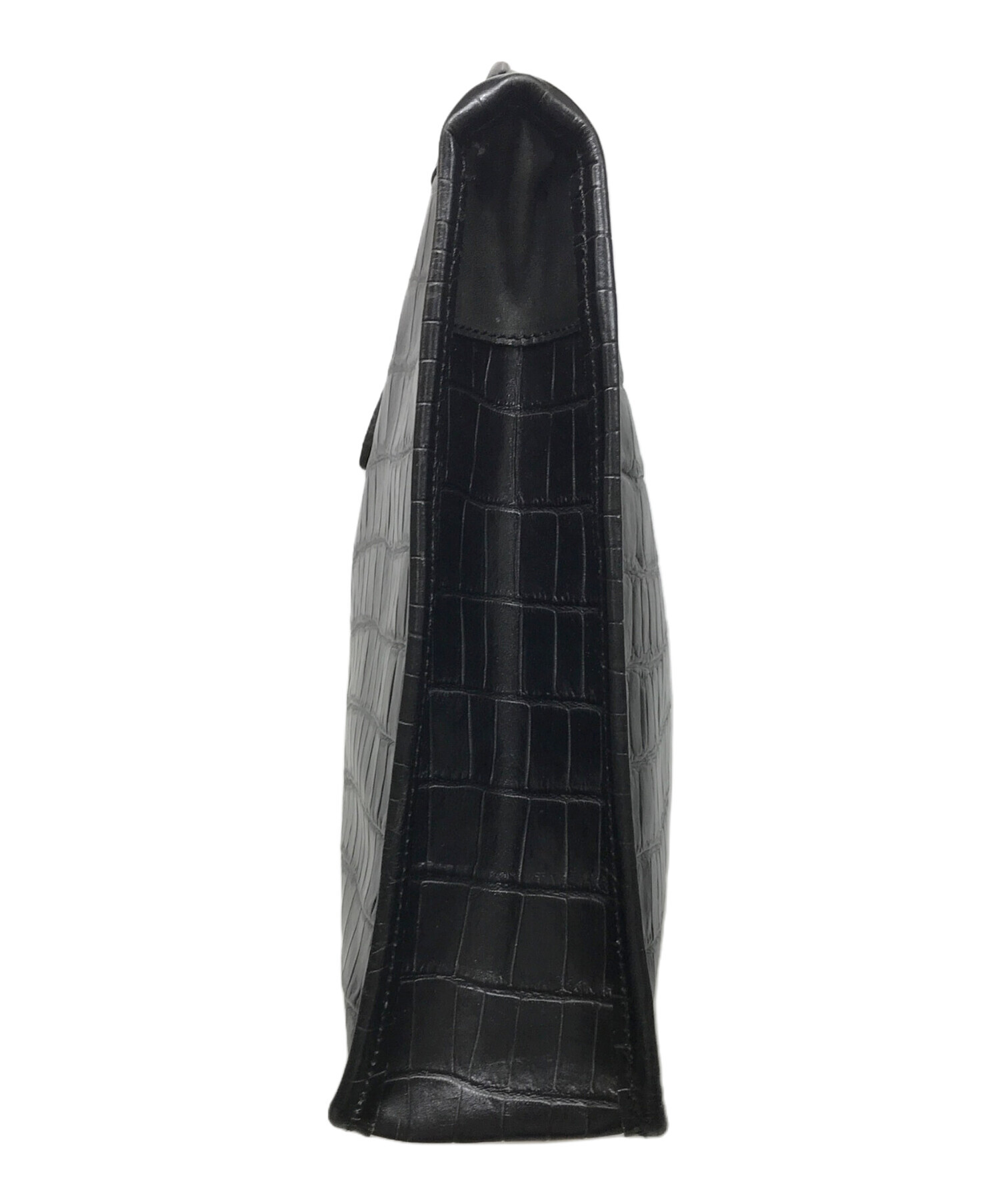 中古・古着通販】Felisi (フェリージ) クロコ型押しレザーバッグ