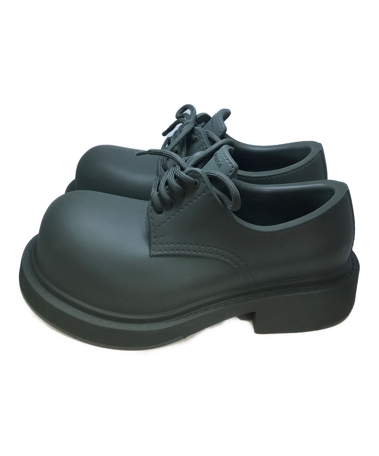 BALENCIAGA バレンシアガ STEROID ダービー41 中古 中古・古着通販】BALENCIAGA (バレンシアガ) STEROID DERBY グリーン
