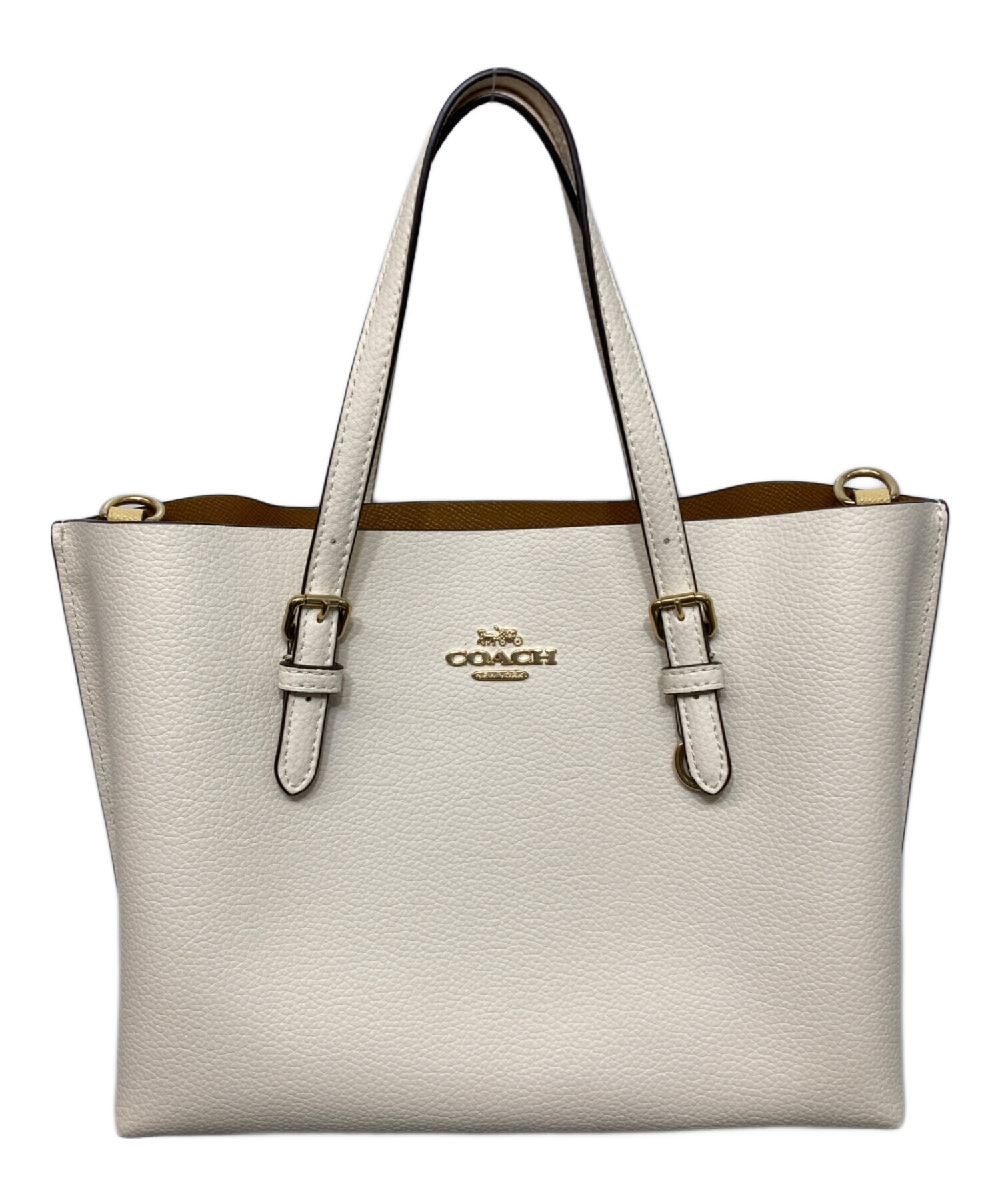 中古・古着通販】COACH (コーチ) モリー トート 25 ホワイト｜ブランド