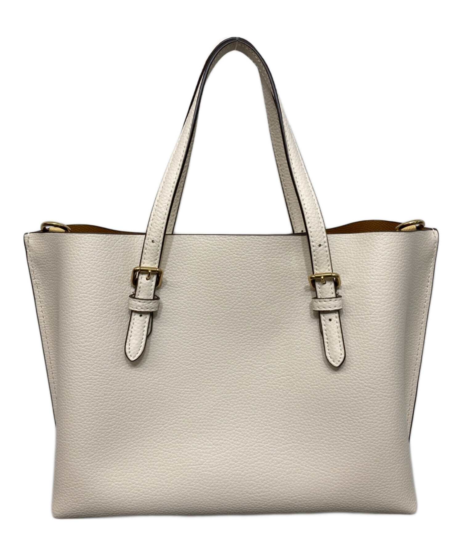 中古・古着通販】COACH (コーチ) モリー トート 25 ホワイト｜ブランド 
