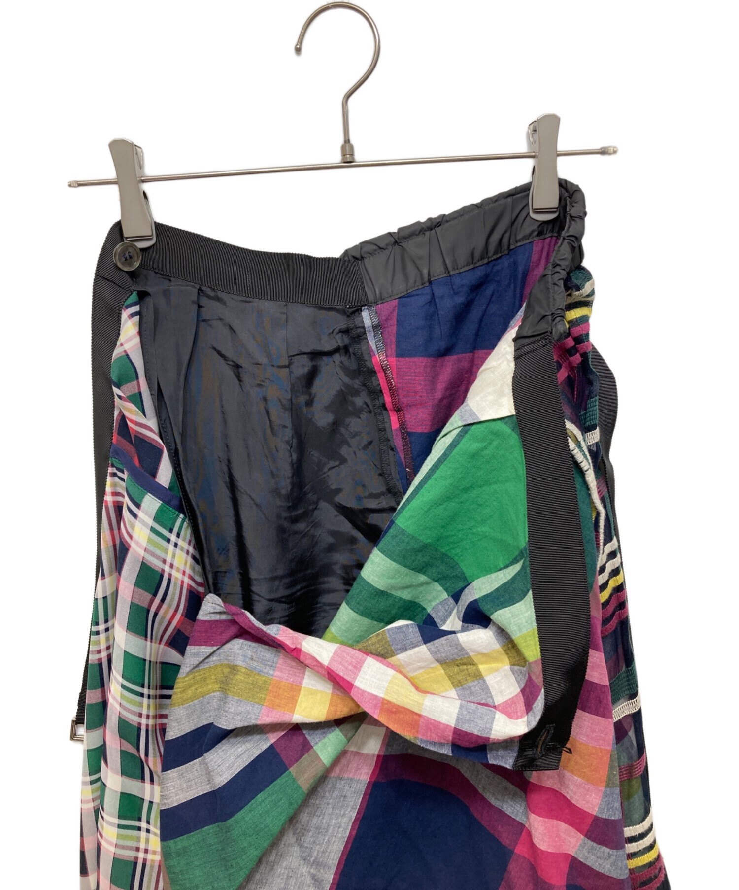 中古・古着通販】sacai (サカイ) マルチカラーラップロングスカート