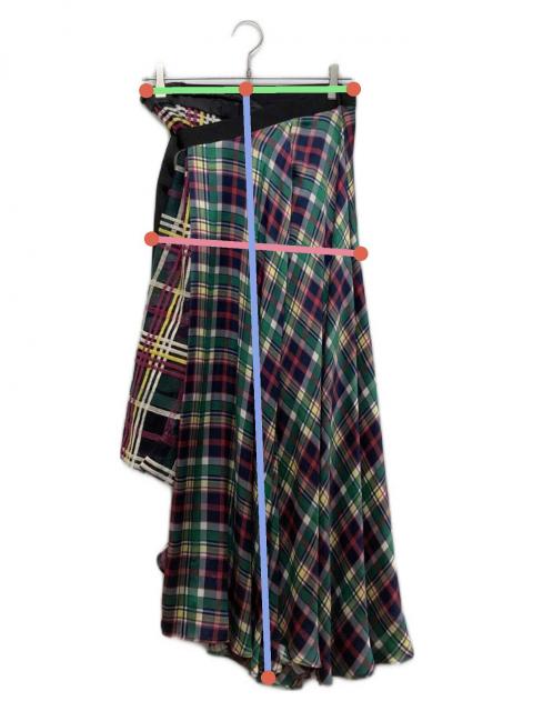中古・古着通販】sacai (サカイ) マルチカラーラップロングスカート