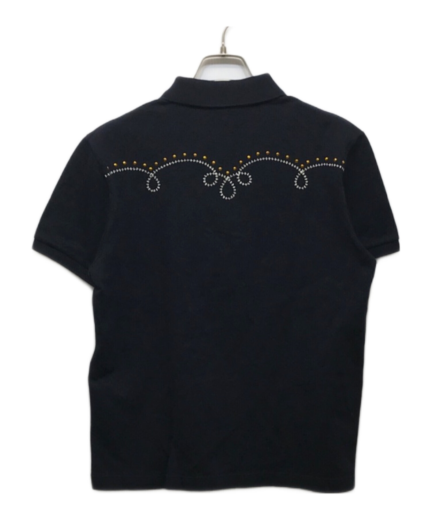 GUCCI(グッチ)ポロシャツ　ブラック コットン ポロシャツ ・ブラック | GUCCI公式
