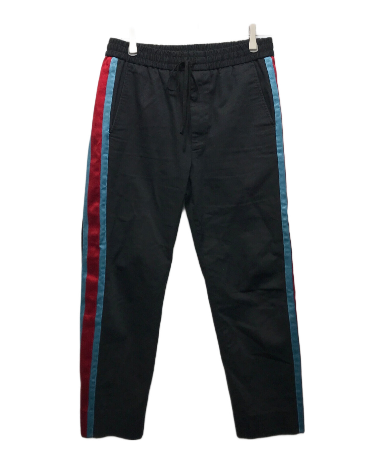 GUCCI グッチ スラックス パンツ 44R S〜M相当 中古・古着通販】GUCCI (グッチ) サイドラインイージーパンツ ネイビー
