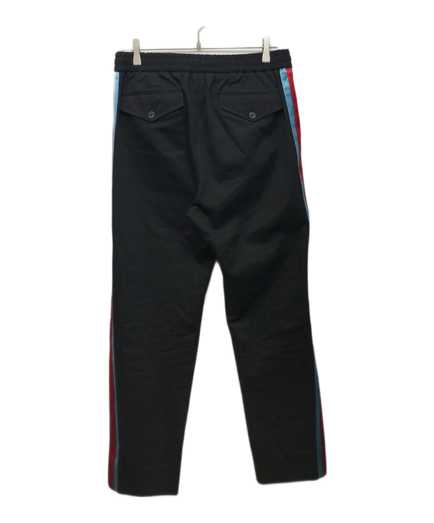 中古・古着通販】GUCCI (グッチ) サイドラインイージーパンツ ネイビー