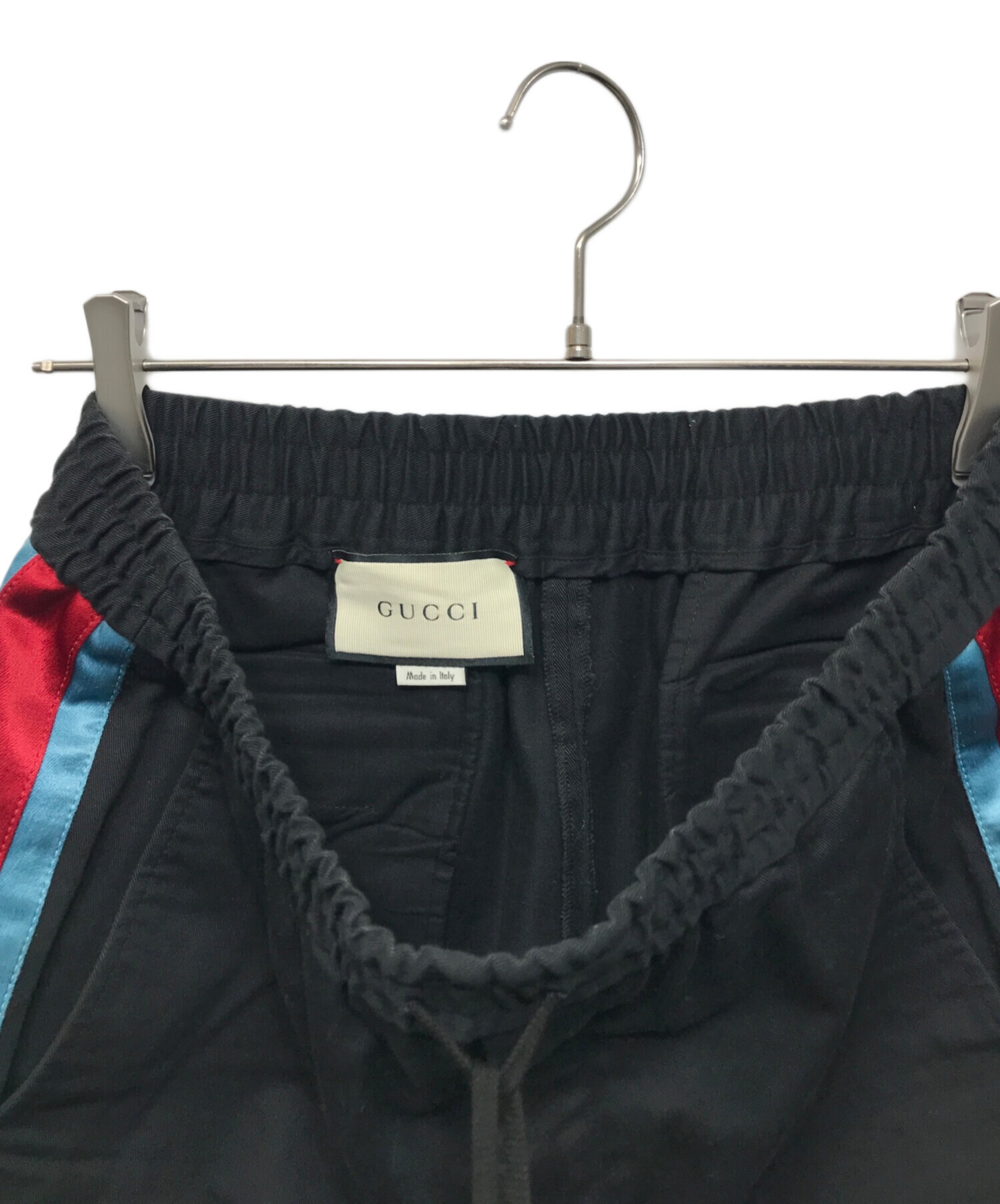 【新品未使用】　GUCCI パンツ　サイズ:44 中古・古着通販】GUCCI (グッチ) サイドラインイージーパンツ ネイビー