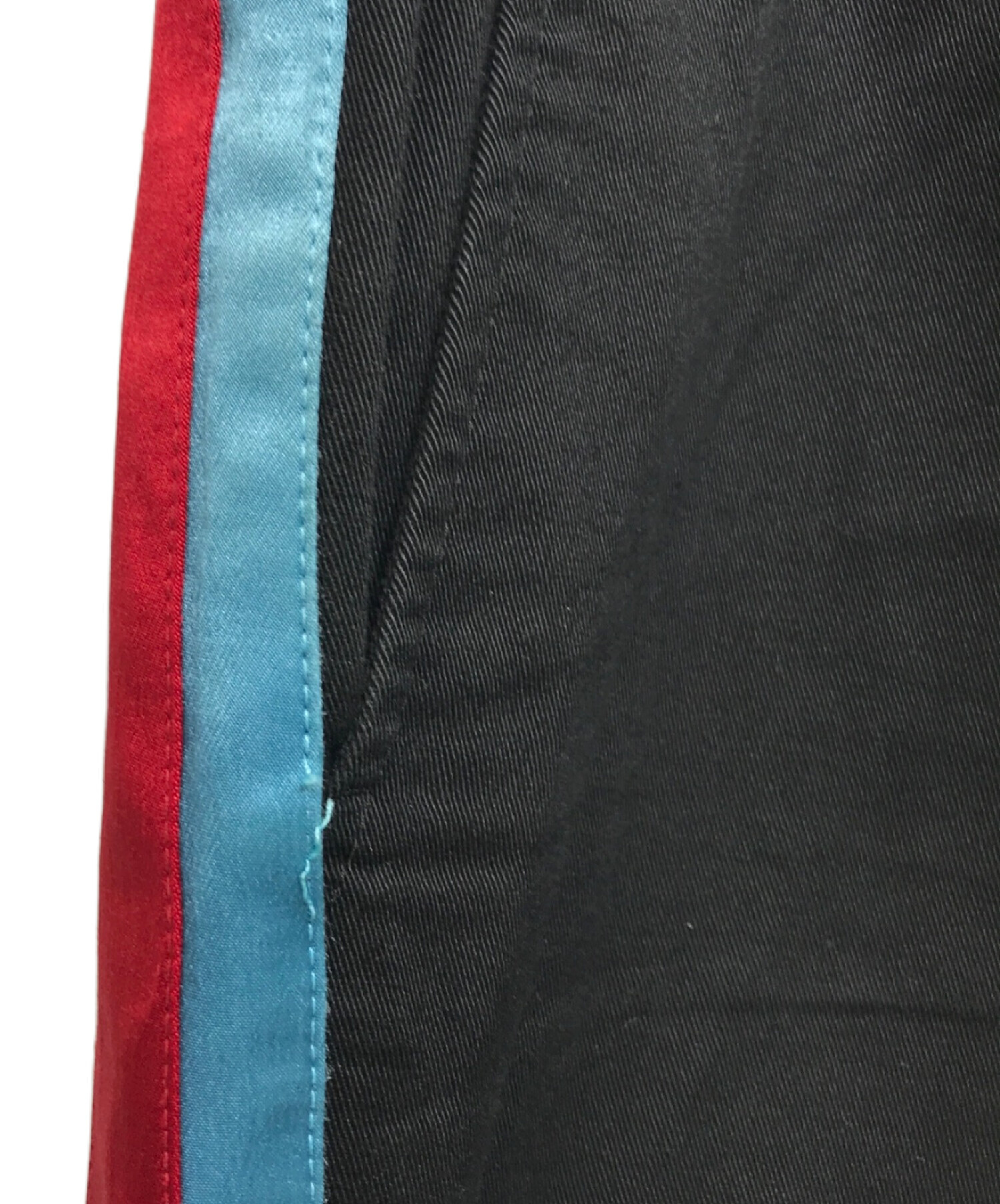 中古・古着通販】GUCCI (グッチ) サイドラインイージーパンツ ネイビー