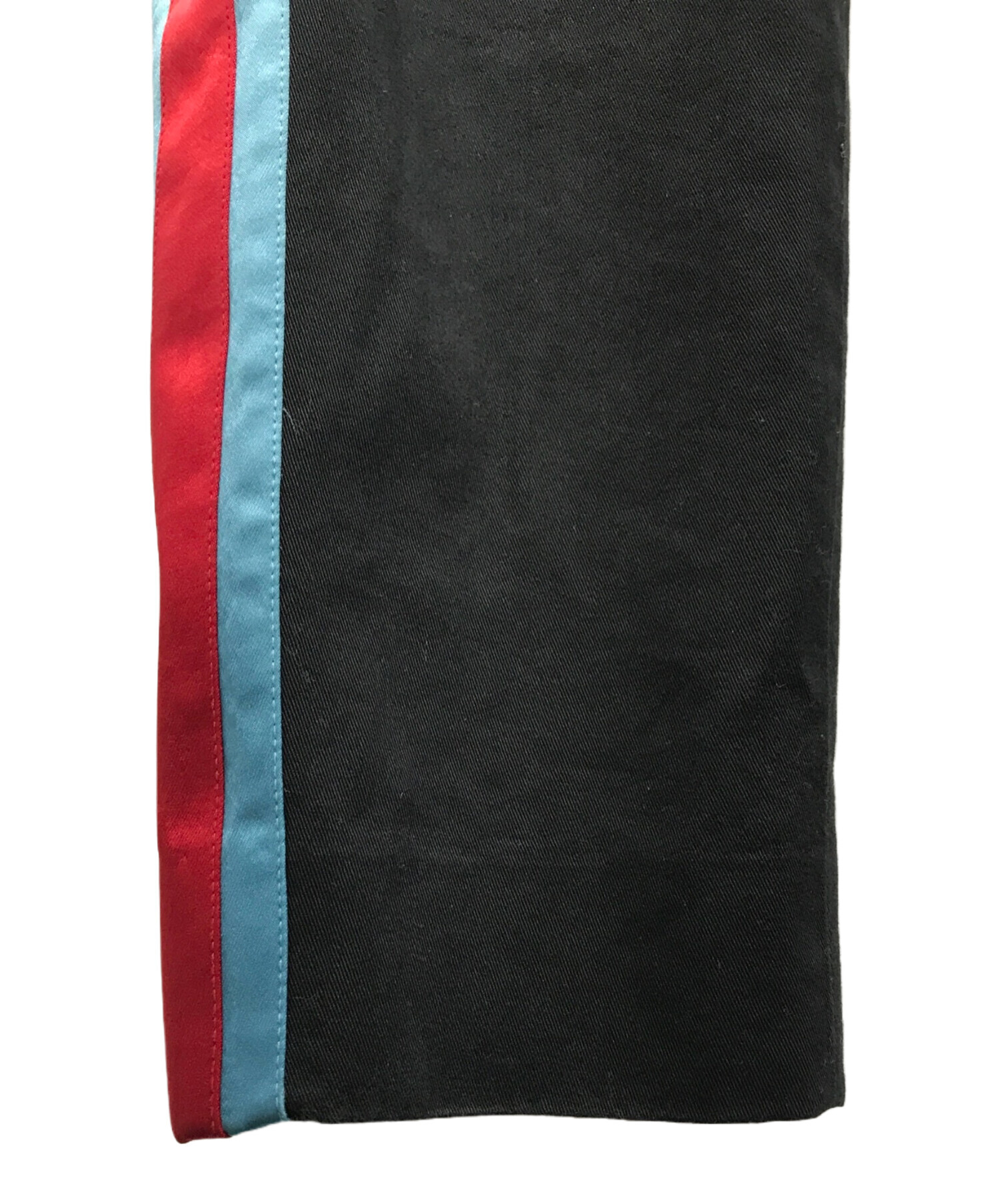 中古・古着通販】GUCCI (グッチ) サイドラインイージーパンツ ネイビー