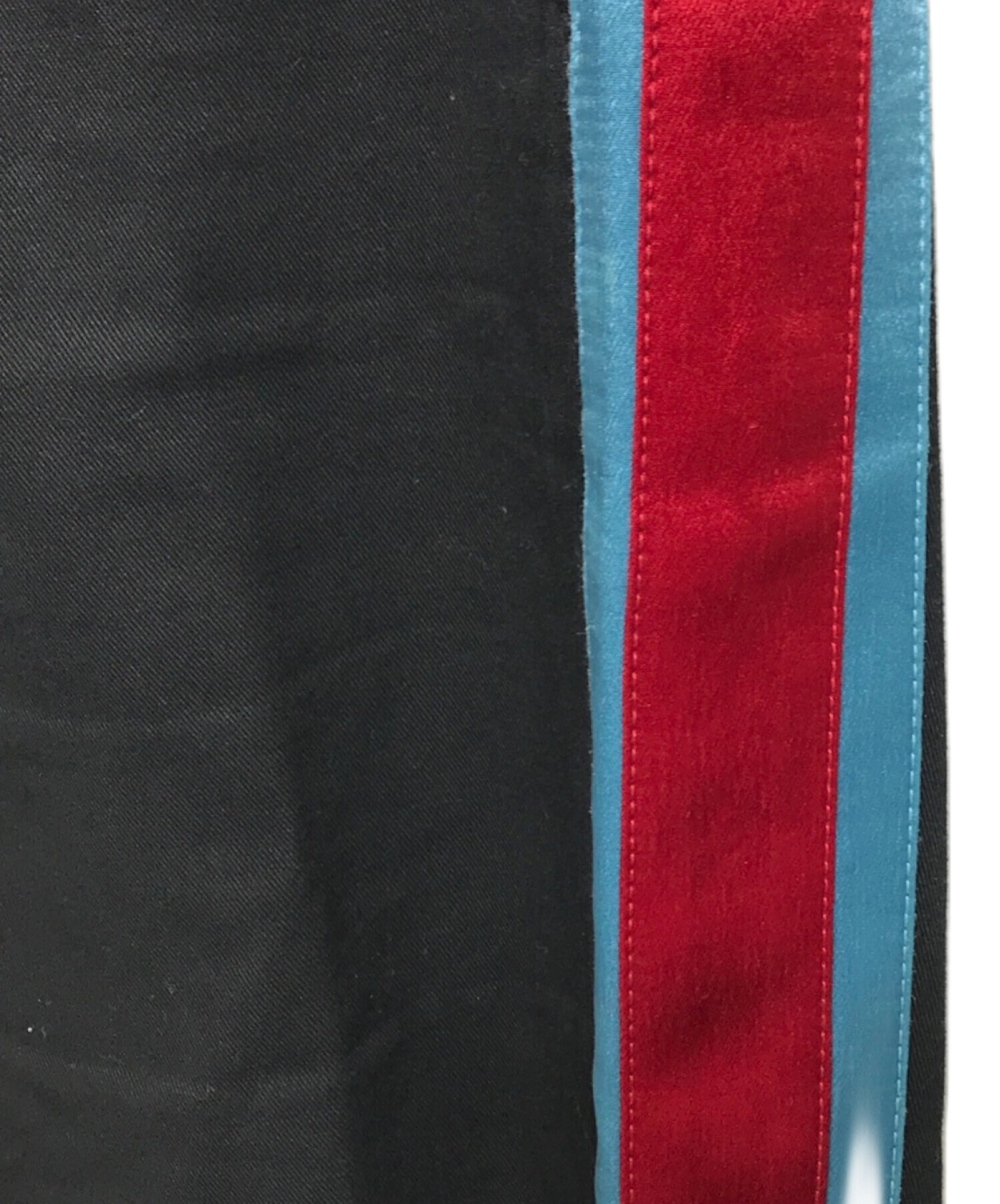 中古・古着通販】GUCCI (グッチ) サイドラインイージーパンツ ネイビー