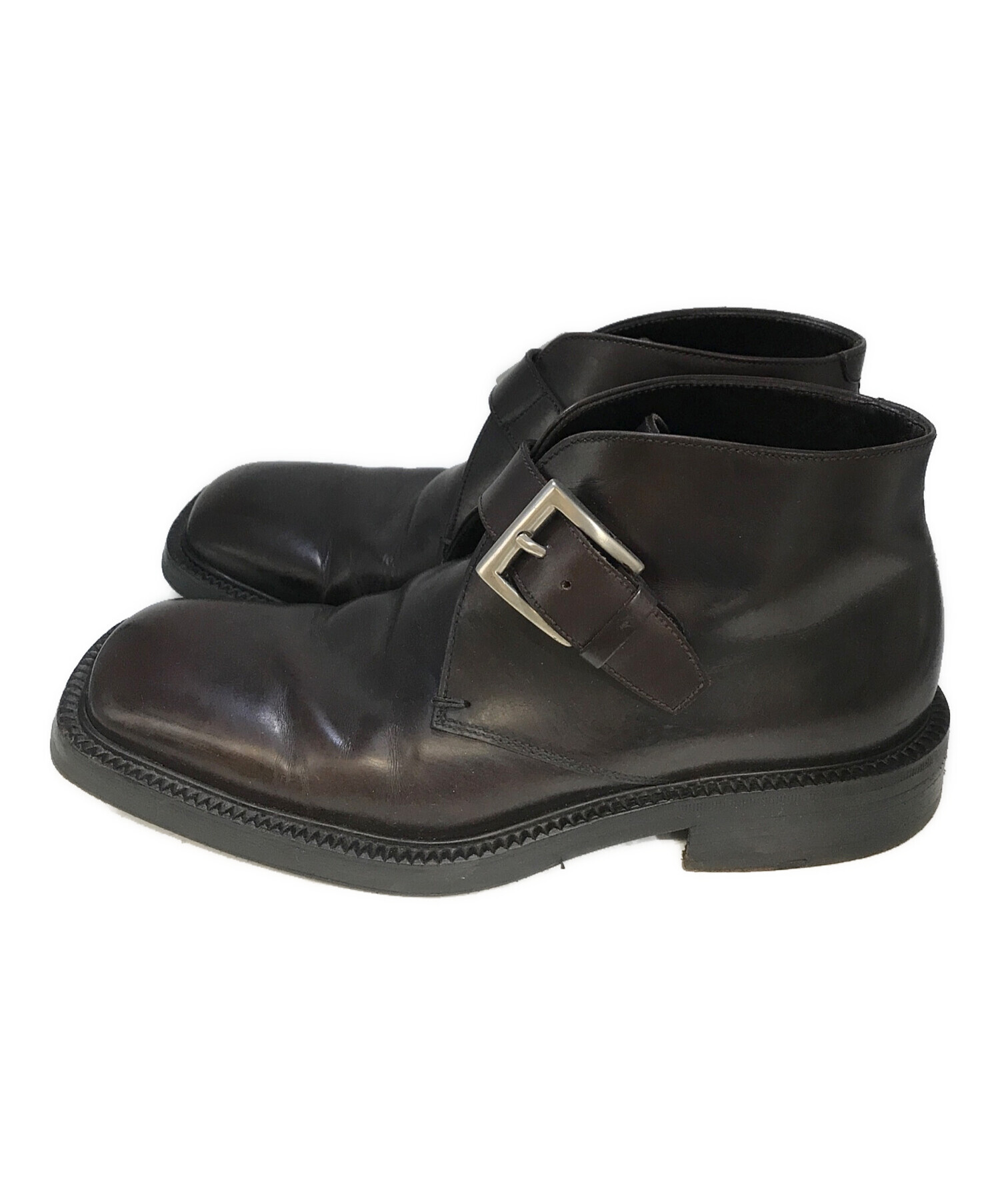 中古・古着通販】PRADA (プラダ) スクエアトゥシングルモンク