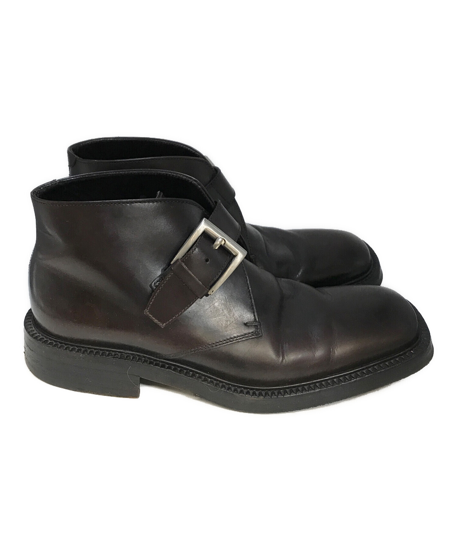 中古・古着通販】PRADA (プラダ) スクエアトゥシングルモンク