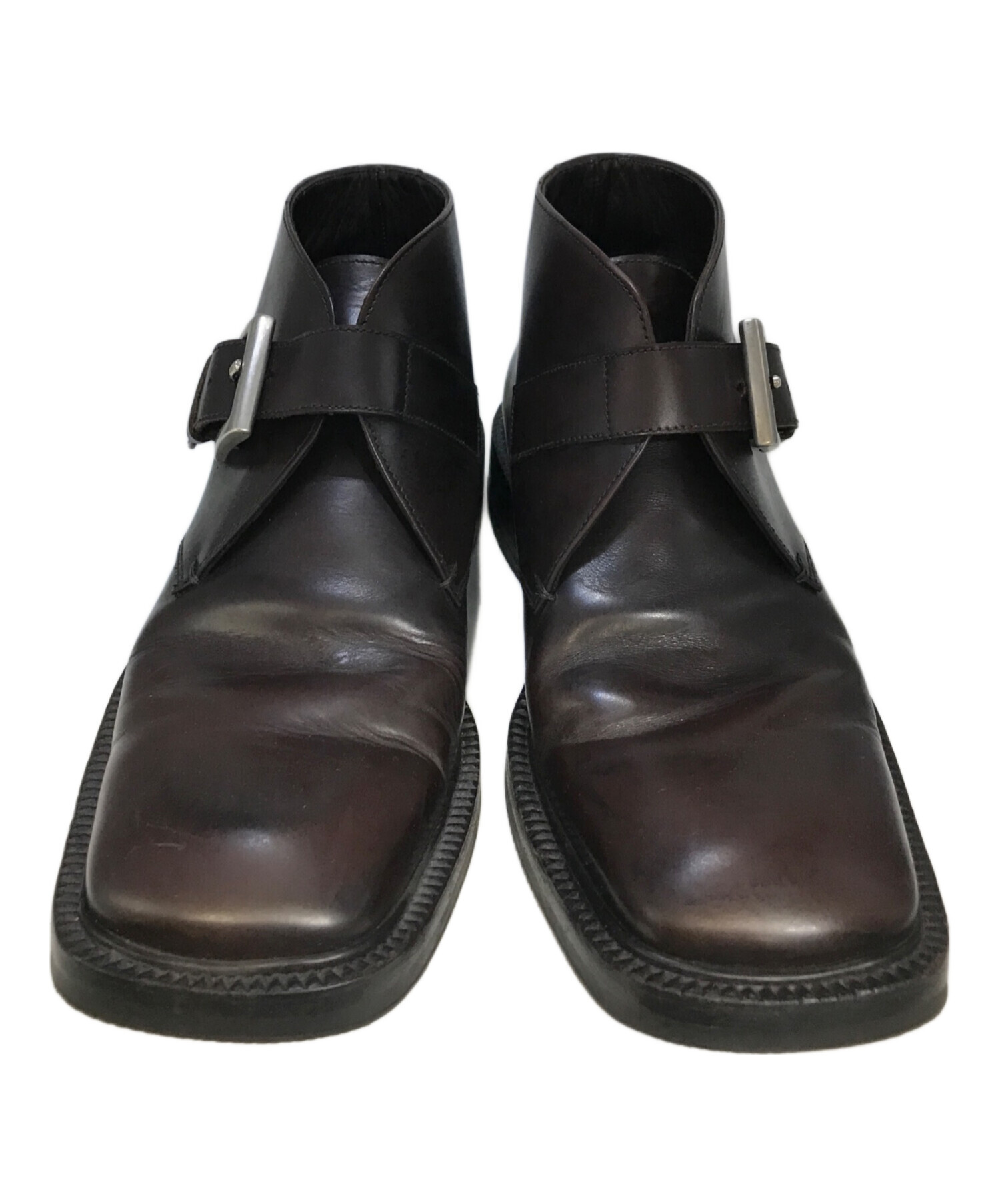 中古・古着通販】PRADA (プラダ) スクエアトゥシングルモンク