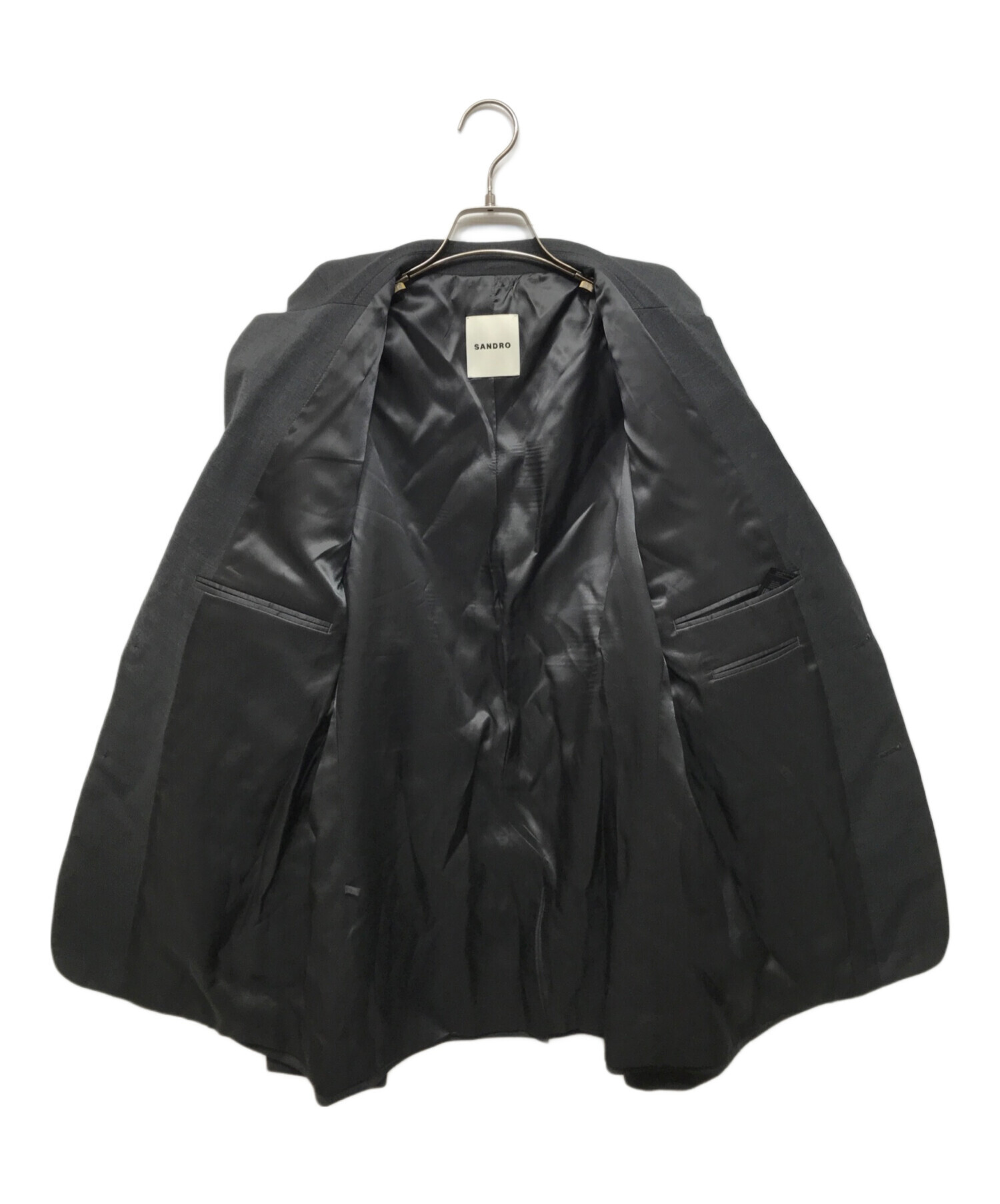 中古・古着通販】Sandro (サンドロ) スーツジャケット グレー サイズ 