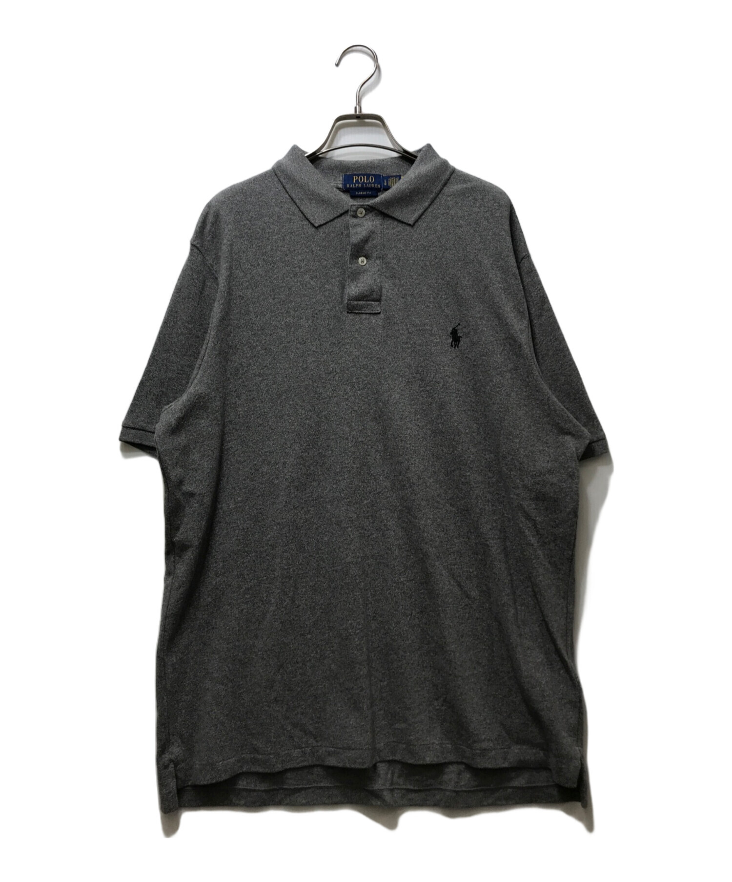 古着 ラルフローレン Ralph Lauren POLO ワンポイント　グレー 中古・古着通販】POLO RALPH LAUREN (ポロ・ラルフローレン) ポロ刺繍