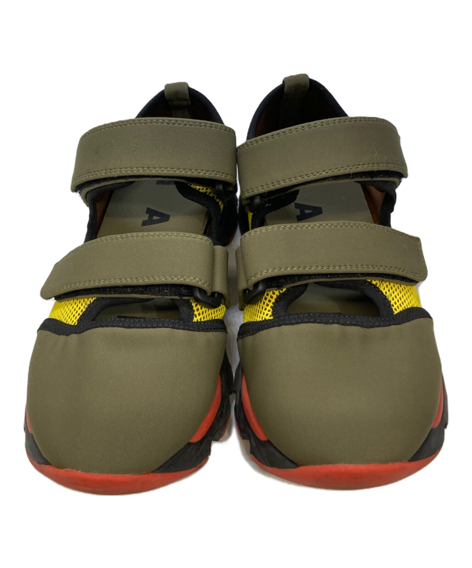 中古・古着通販】MARNI (マルニ) ダブルストラップサンダル カーキ