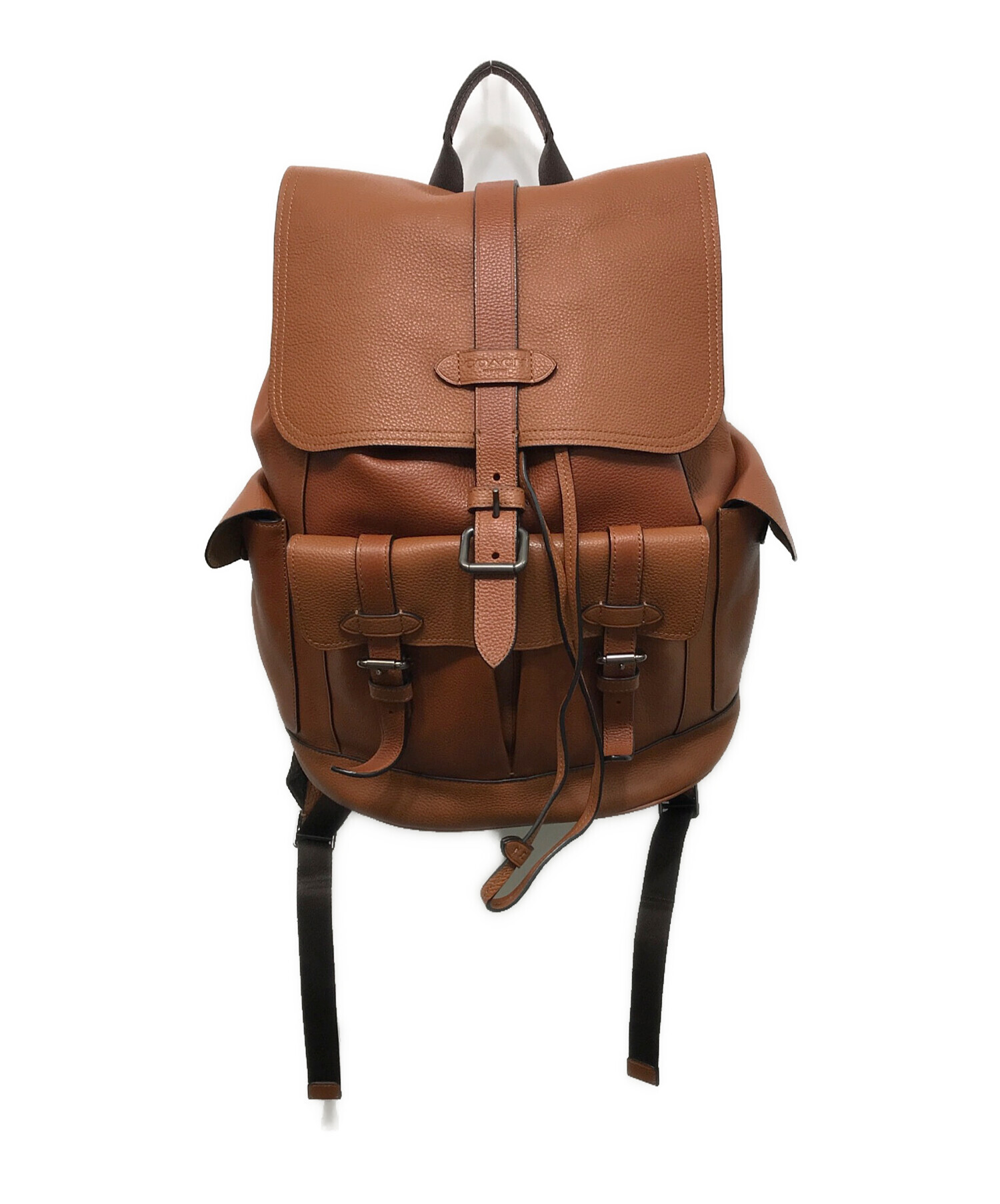 中古・古着通販】COACH (コーチ) HUDSON リュック ブラウン｜ブランド
