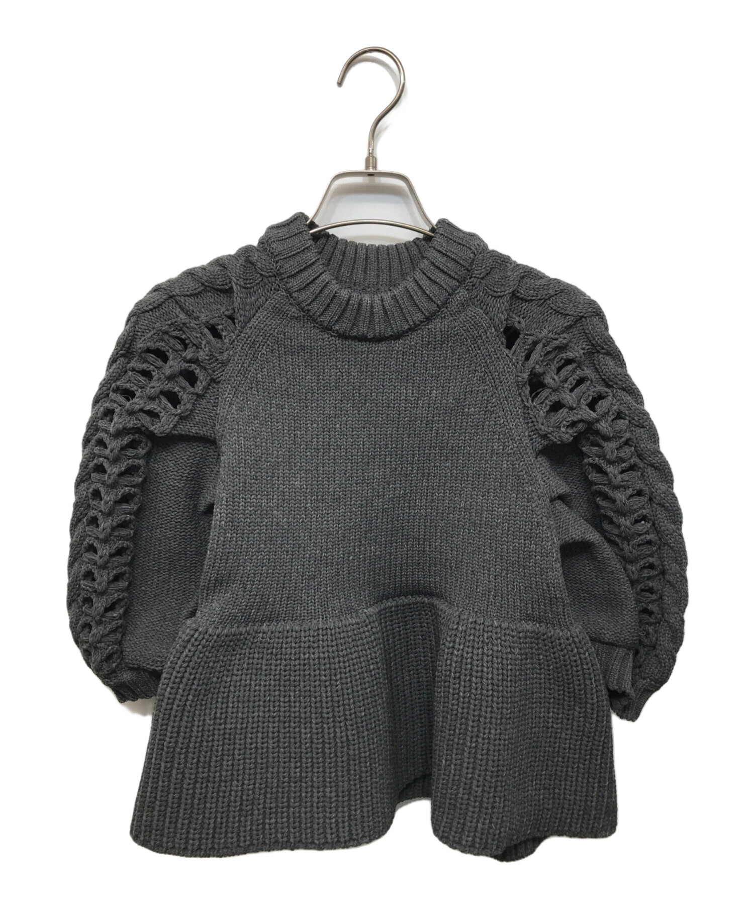 未使用　todayful Puffsleeve Hand Knit 中古・古着通販】TODAYFUL (トゥデイフル) Puffsleeve Knit Tops