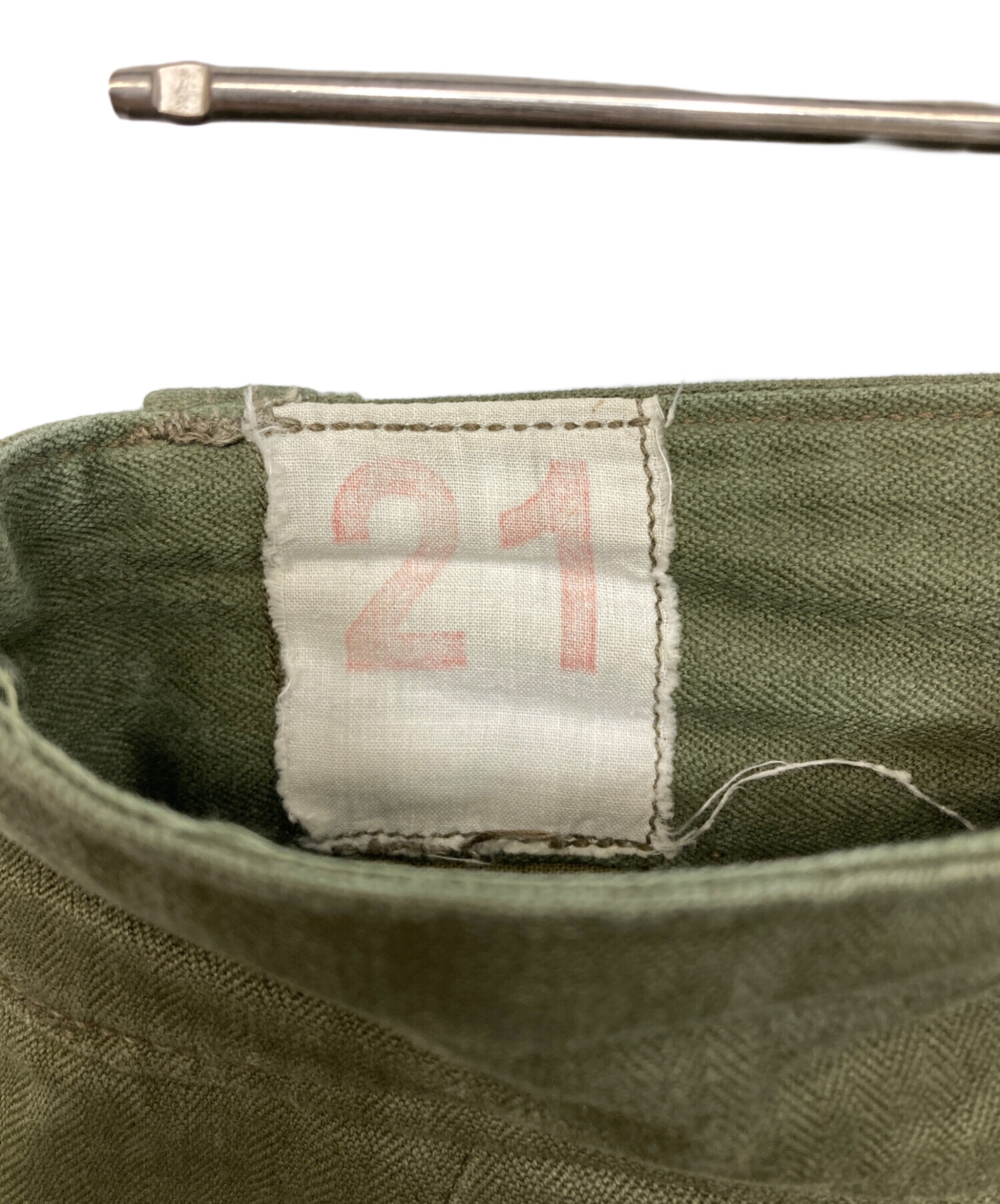 中古・古着通販】French Army (フランス軍) M-47カーゴパンツ オリーブ