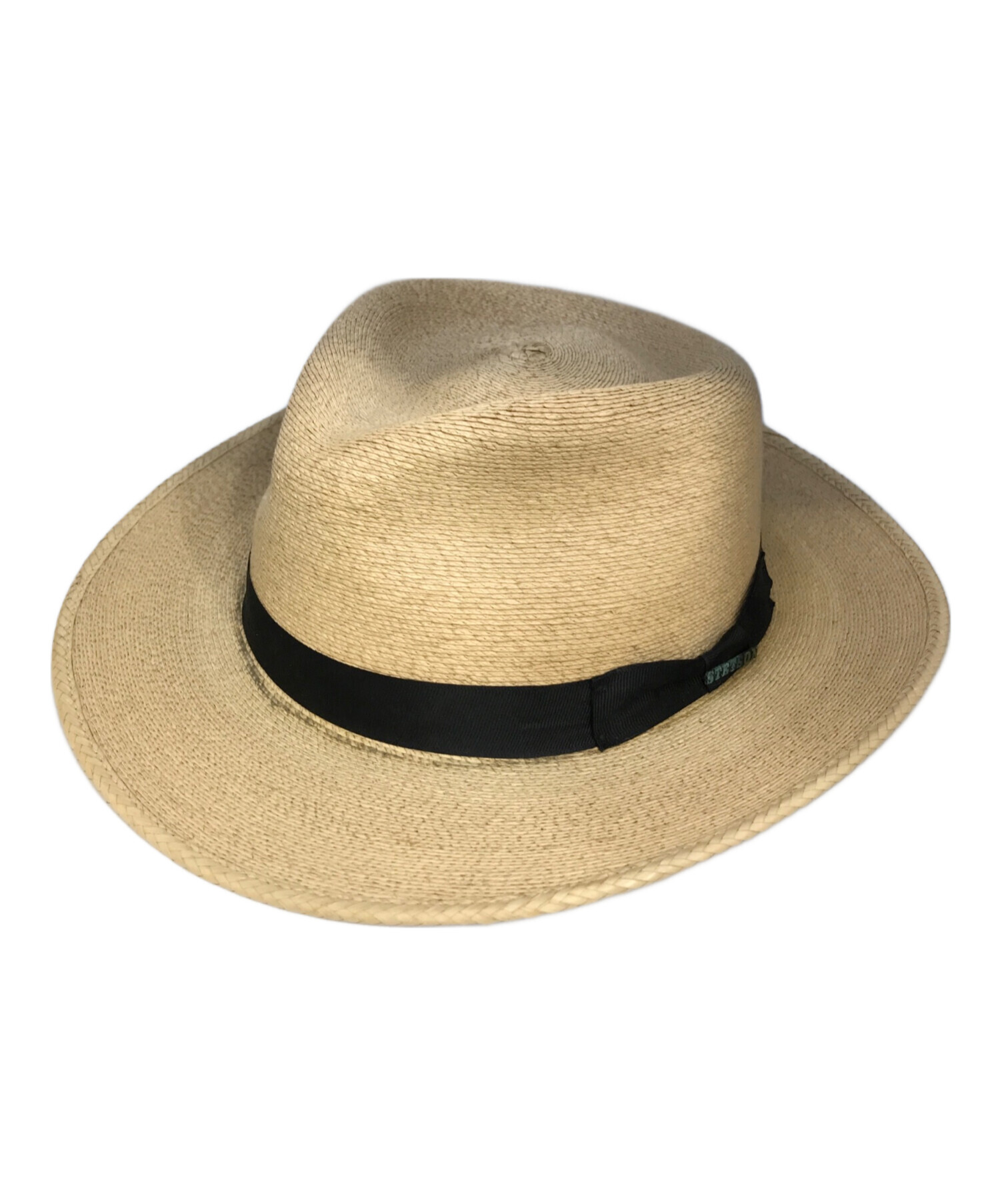 STETSON ストローハット 61cm ベージュ 中古・古着通販】STETSON (ステットソン) ストローハット ベージュ
