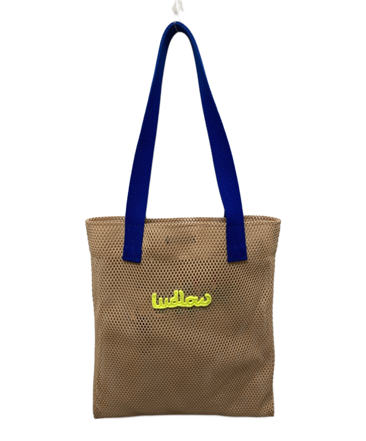 LUDLOW メッシュシャーリングバッグ 中古・古着通販】LUDLOW (ラドロー) hello メッシュトートバッグ