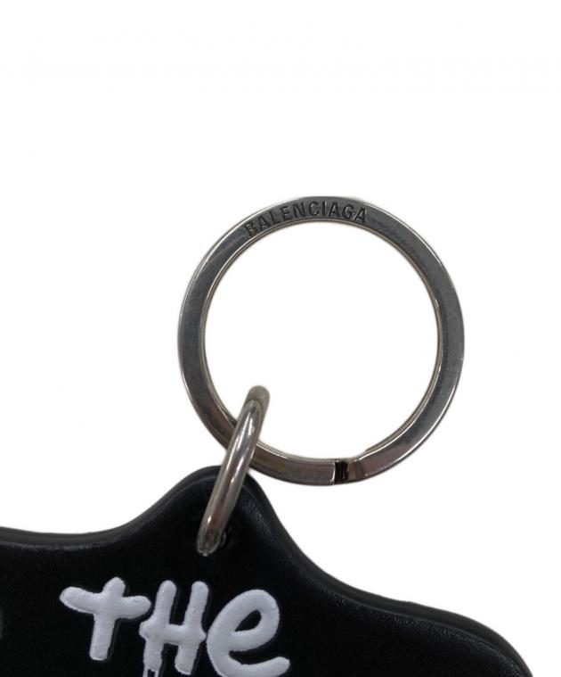 【訳あり】BALENCIAGA バレンシアガ シンプソンズ キーホルダー 黒 中古・古着通販】BALENCIAGA (バレンシアガ) THE SIMPSONS (ザ