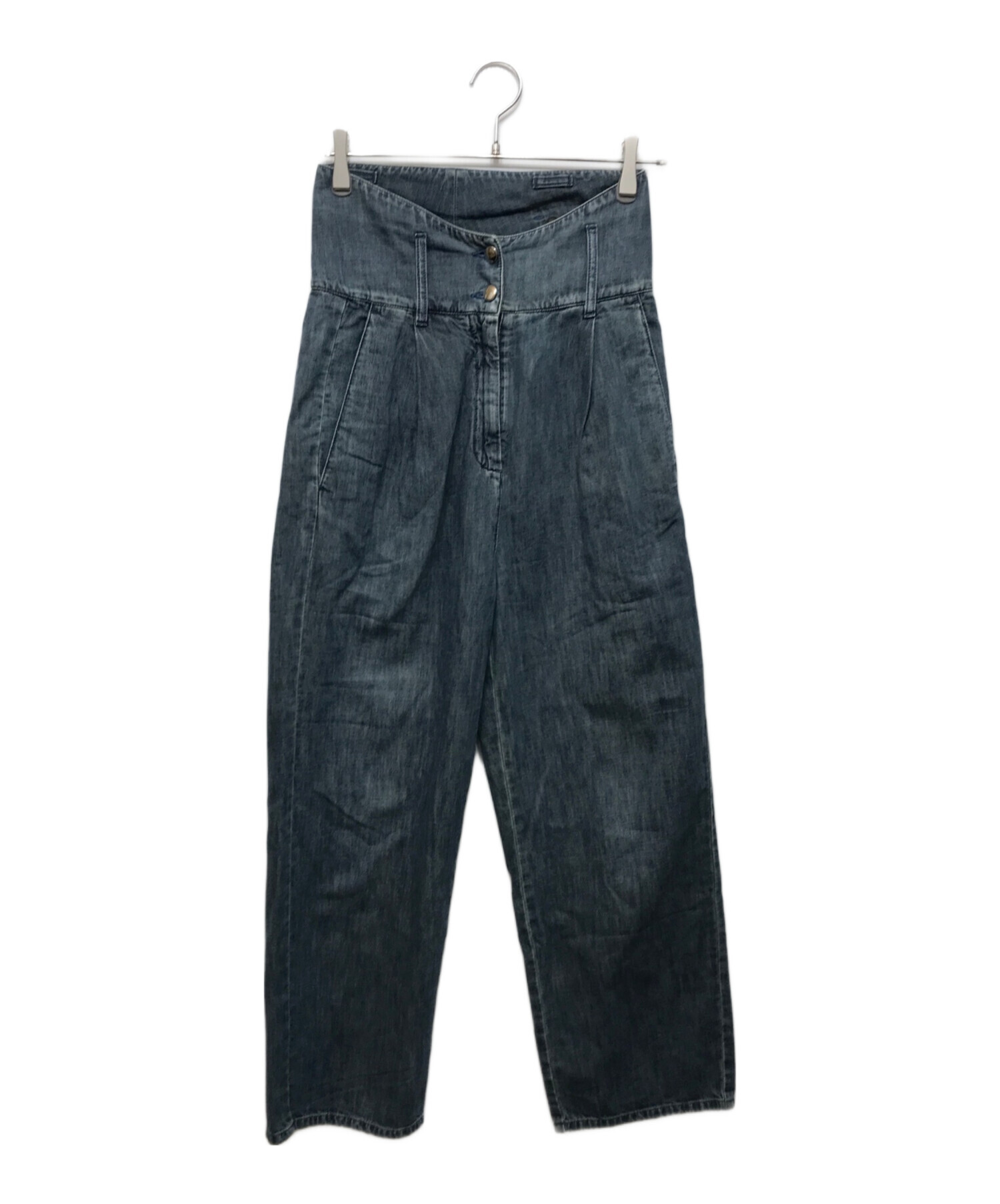 【モモコ】MM6 Maison Margiela デニムワイドパンツ 38 中古・古着通販】MM6 Maison Margiela (エムエムシックスメゾン