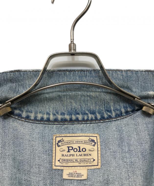 新品 Polo RALPH LAUREN刺繍ロゴ デニムジャケット 中古・古着通販】POLO RALPH LAUREN (ポロ・ラルフローレン) バック