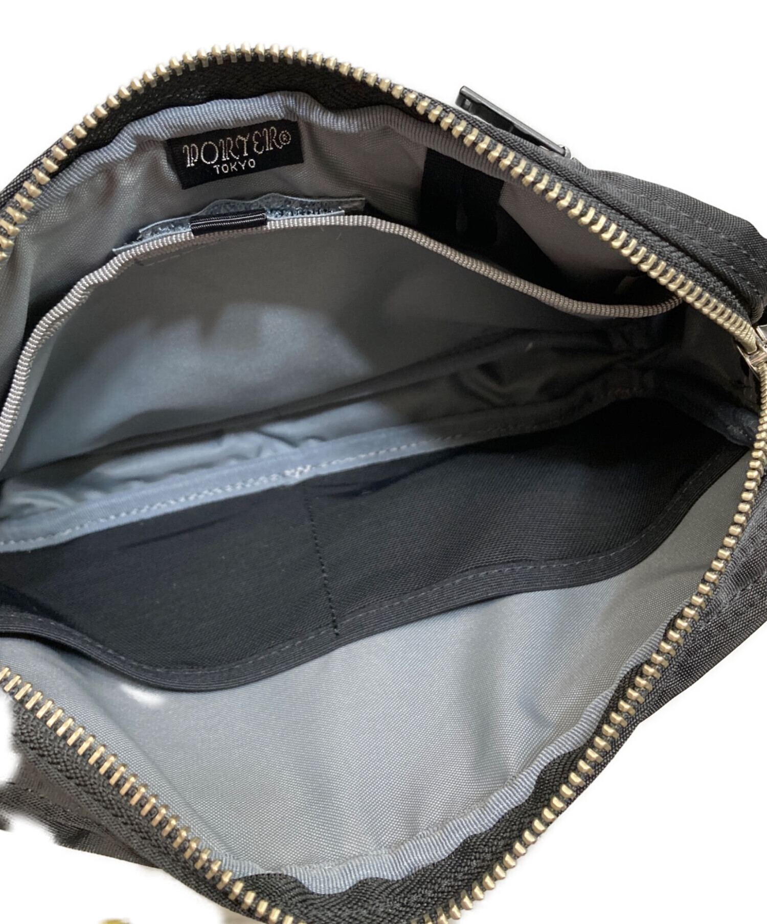 中古・古着通販】PORTER (ポーター) リフトショルダーバッグ ブラック