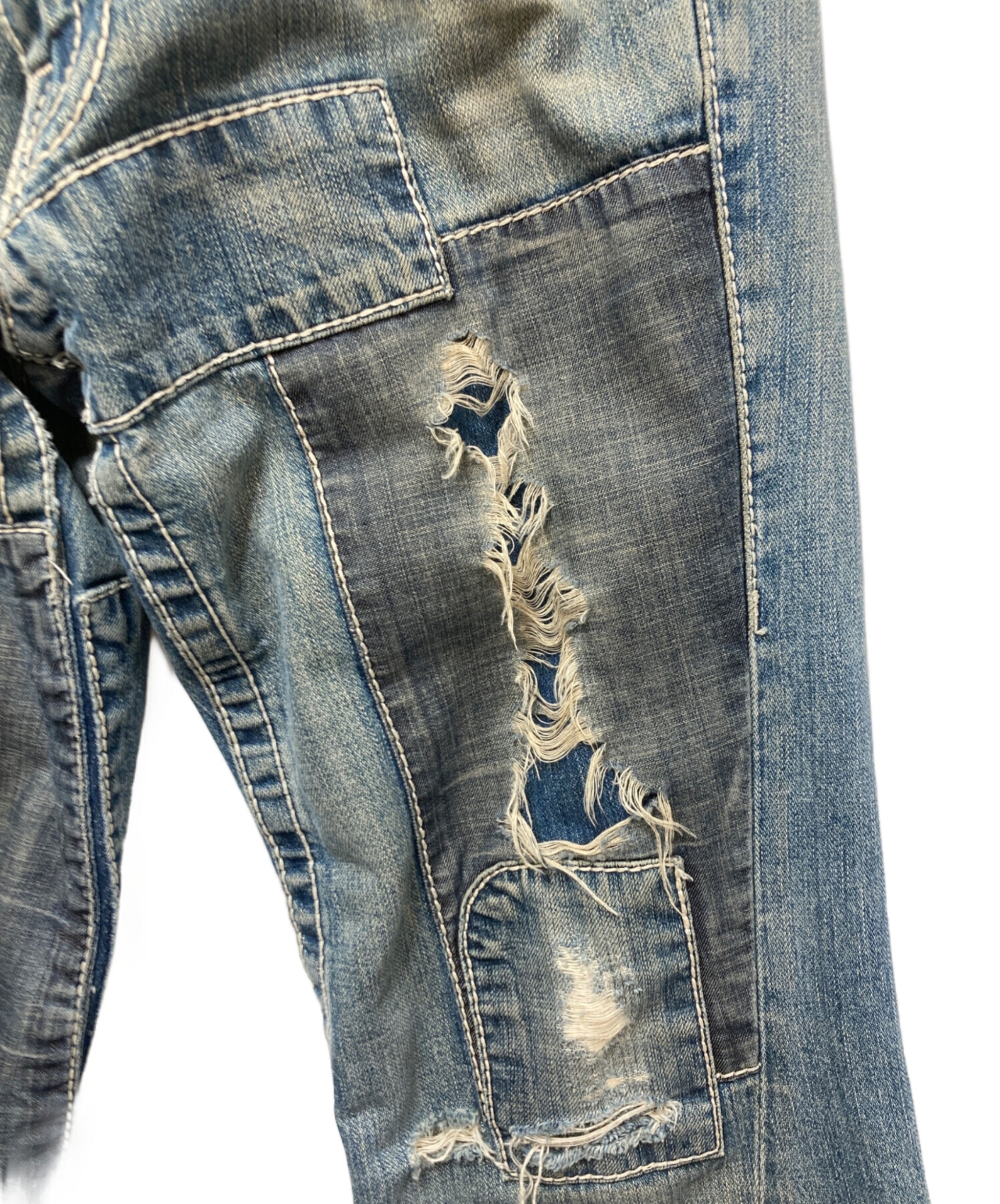 中古・古着通販】TRUE RELIGION (トゥルー レリジョン) パッチワーク
