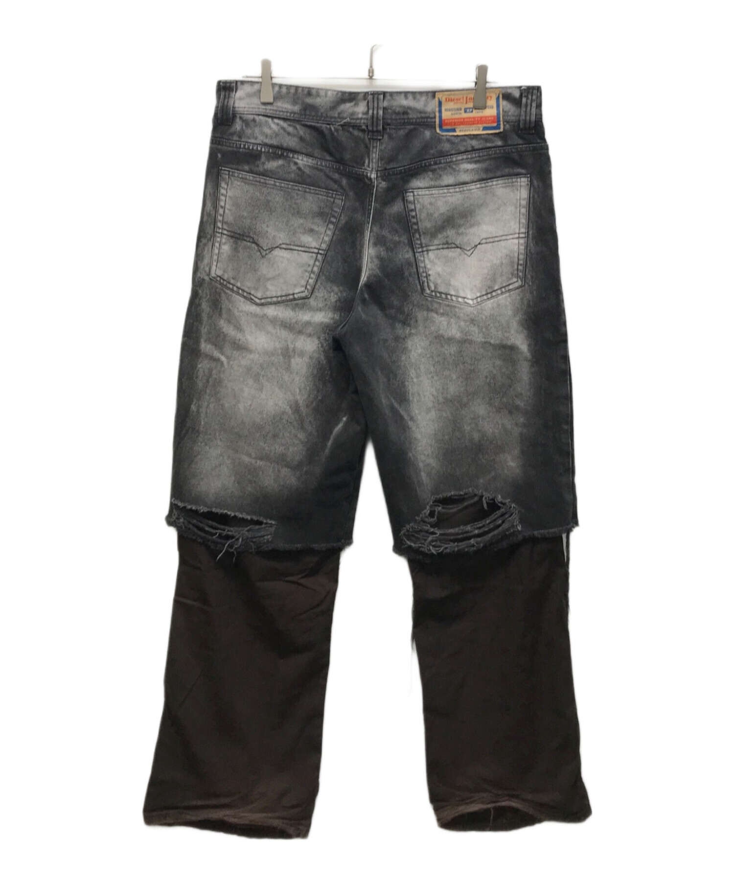 中古・古着通販】DIESEL (ディーゼル) P-HANS レイヤード ワイド 