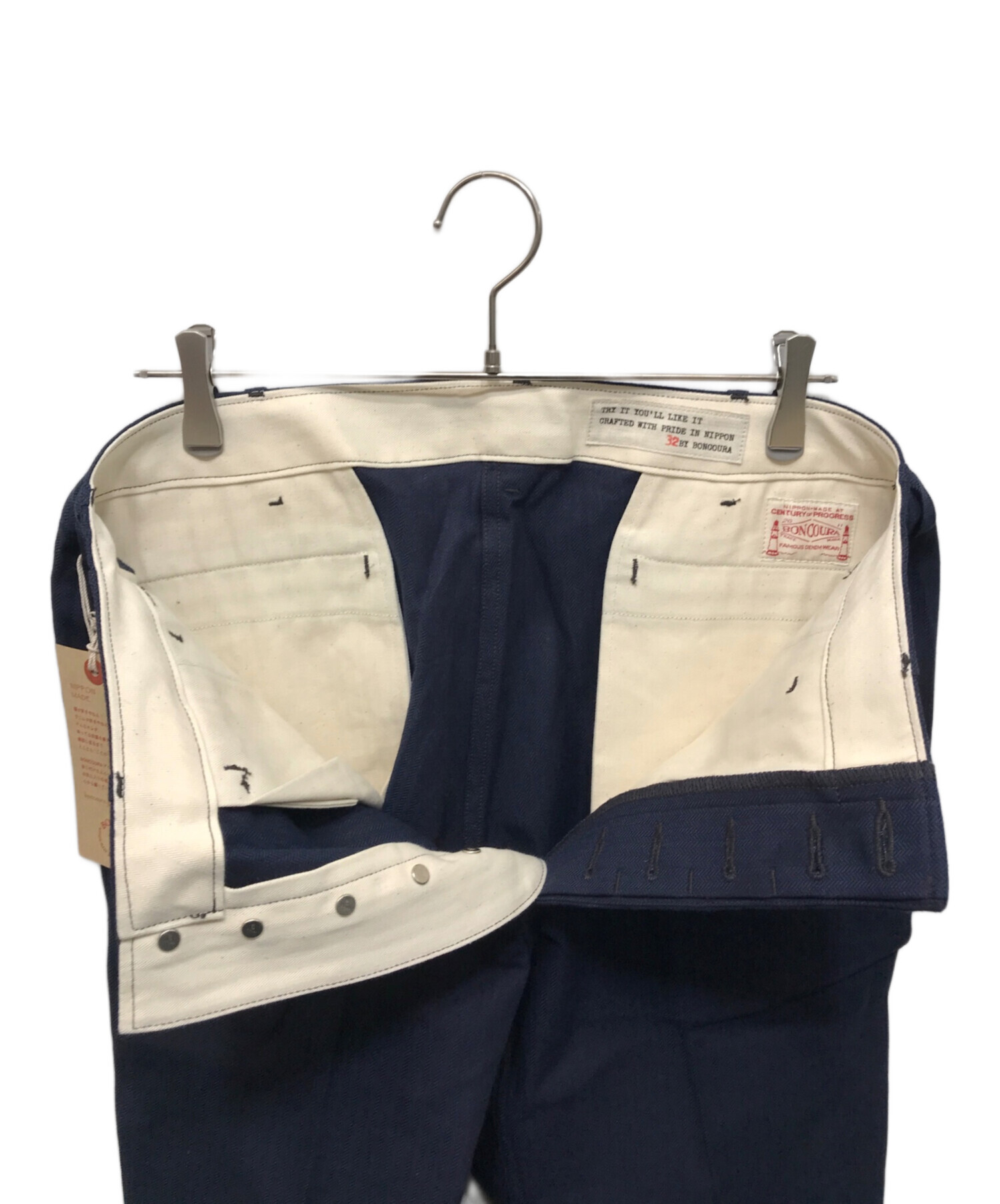 中古・古着通販】BONCOURA (ボンクラ) ストライプワークパンツ