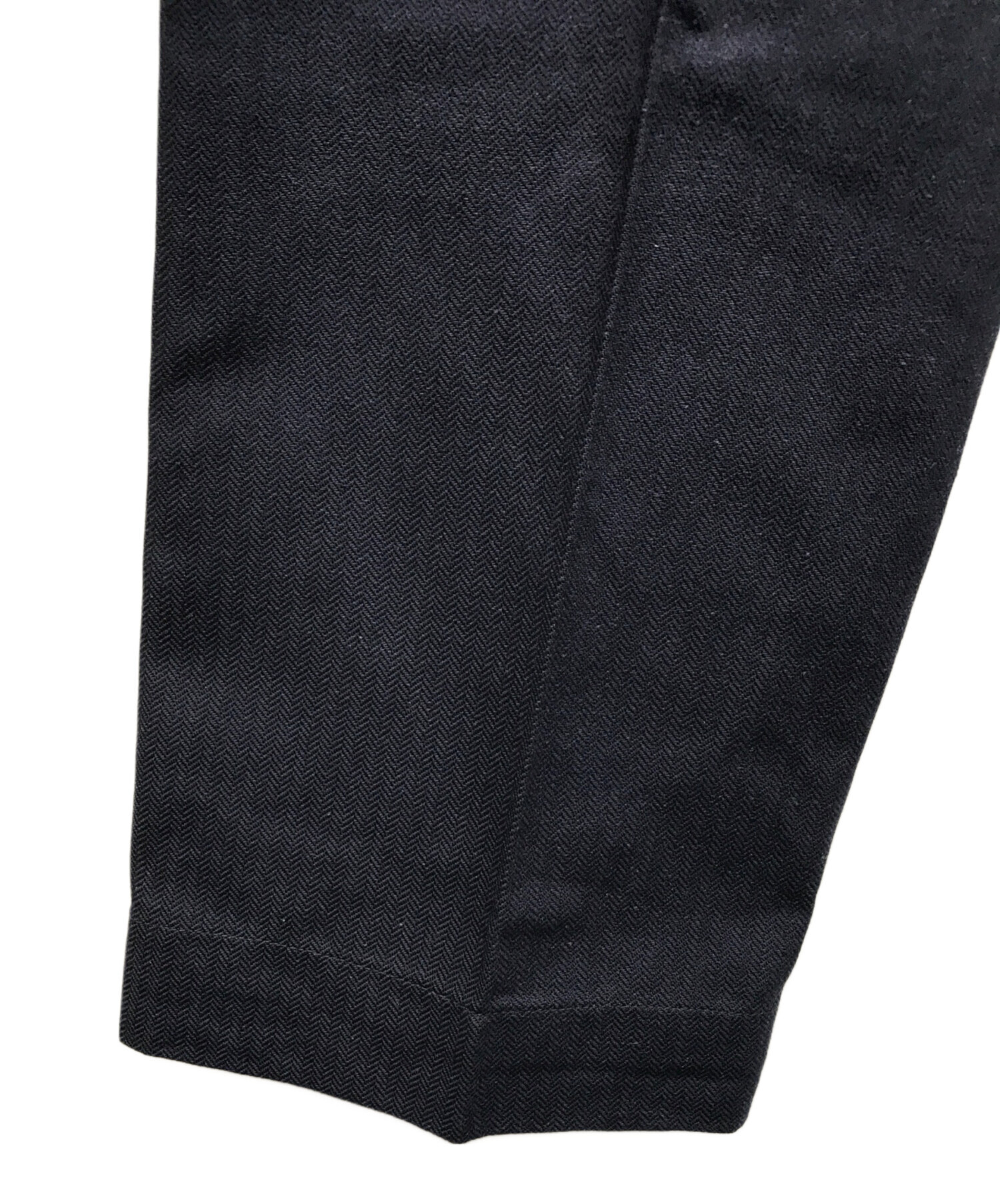 BONCOURA ボンクラ カーゴパンツ 3(L位) 黒 【古着】【中古】 中古・古着通販】BONCOURA (ボンクラ) ストライプワークパンツ