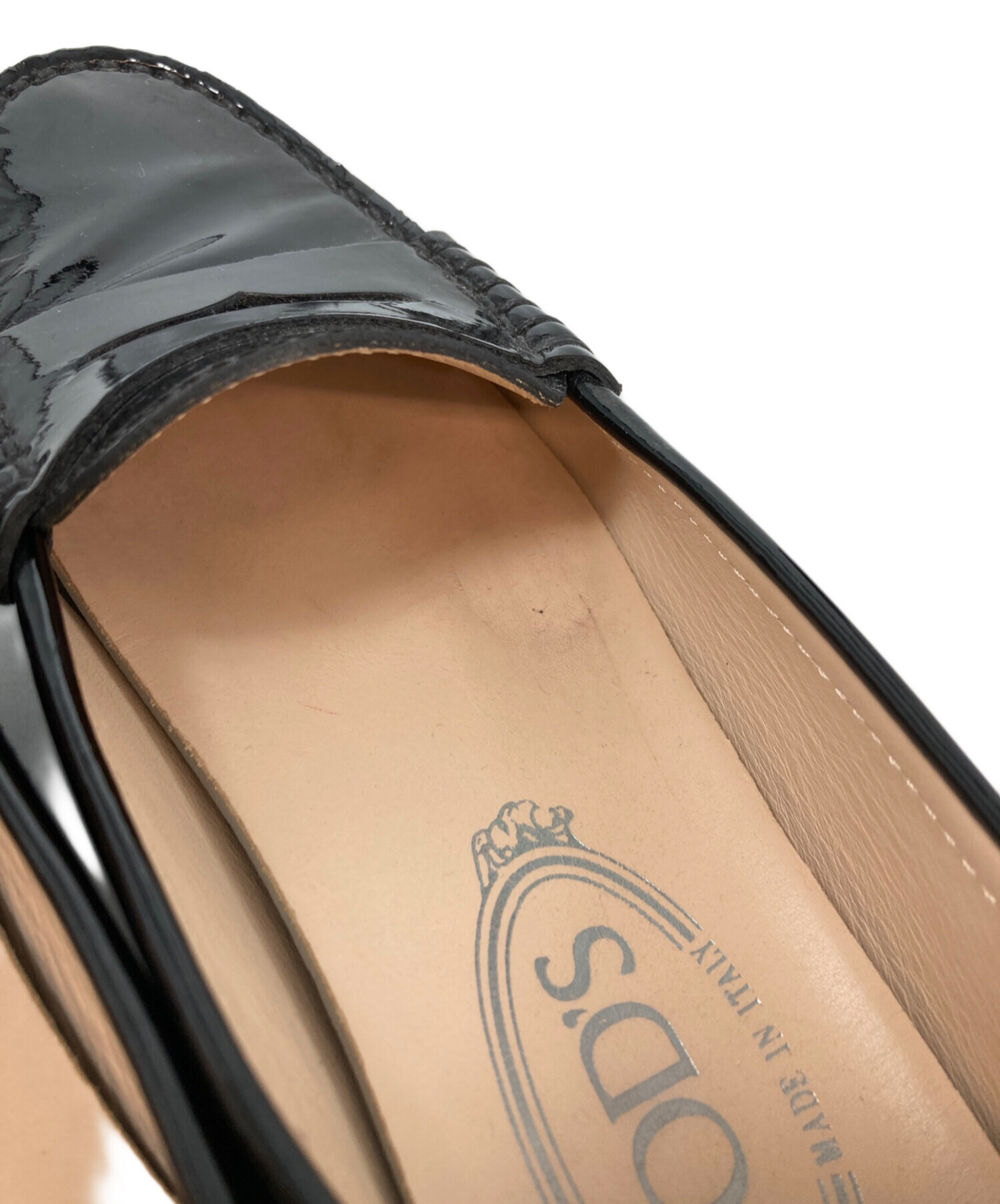 中古・古着通販】TOD'S (トッズ) エナメルローファー / コイン