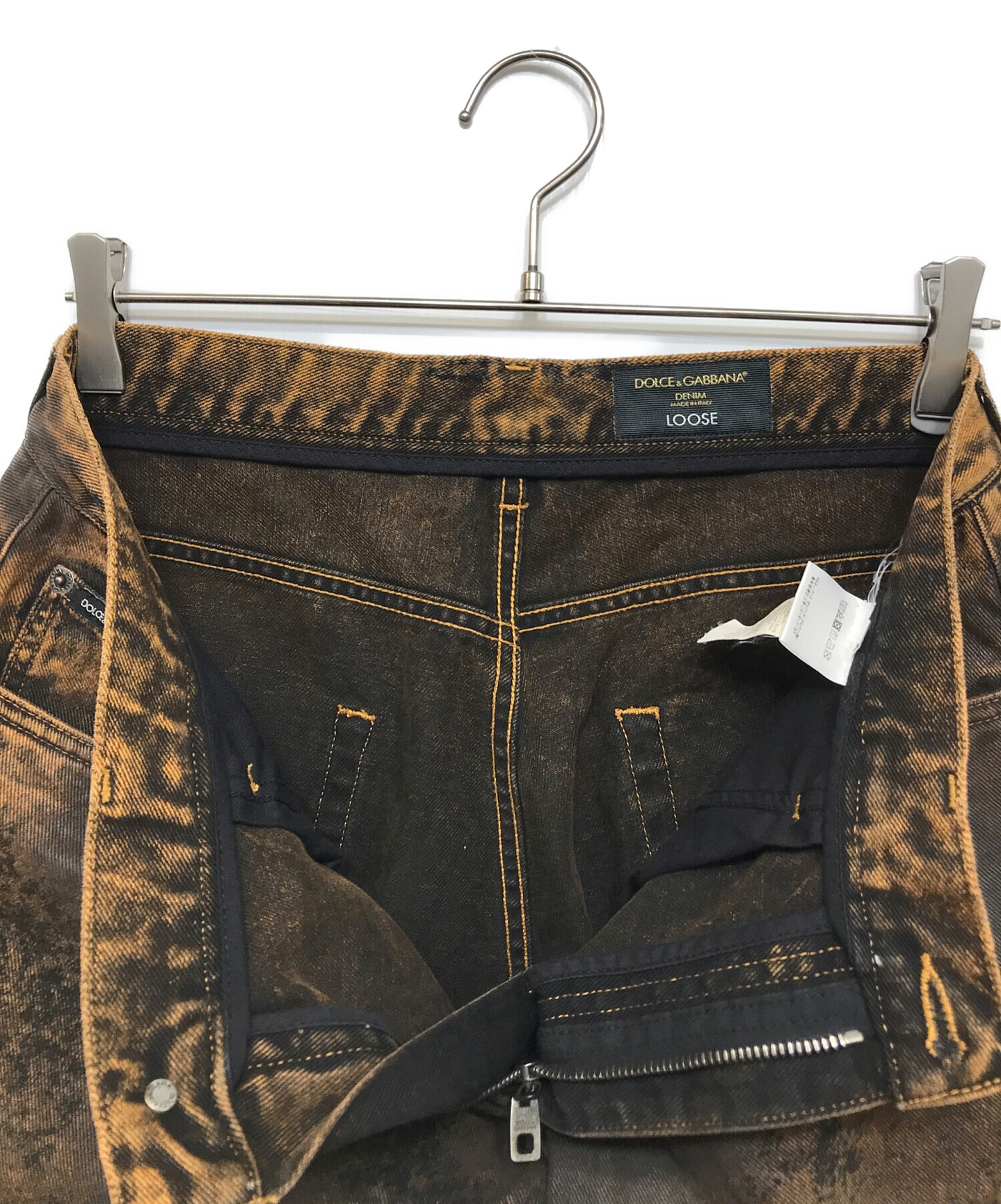 D&G ダークブラウン迷彩デニムパンツ　Dolce&Gabbana 中古・古着通販】DOLCE & GABBANA (ドルチェ＆ガッバーナ