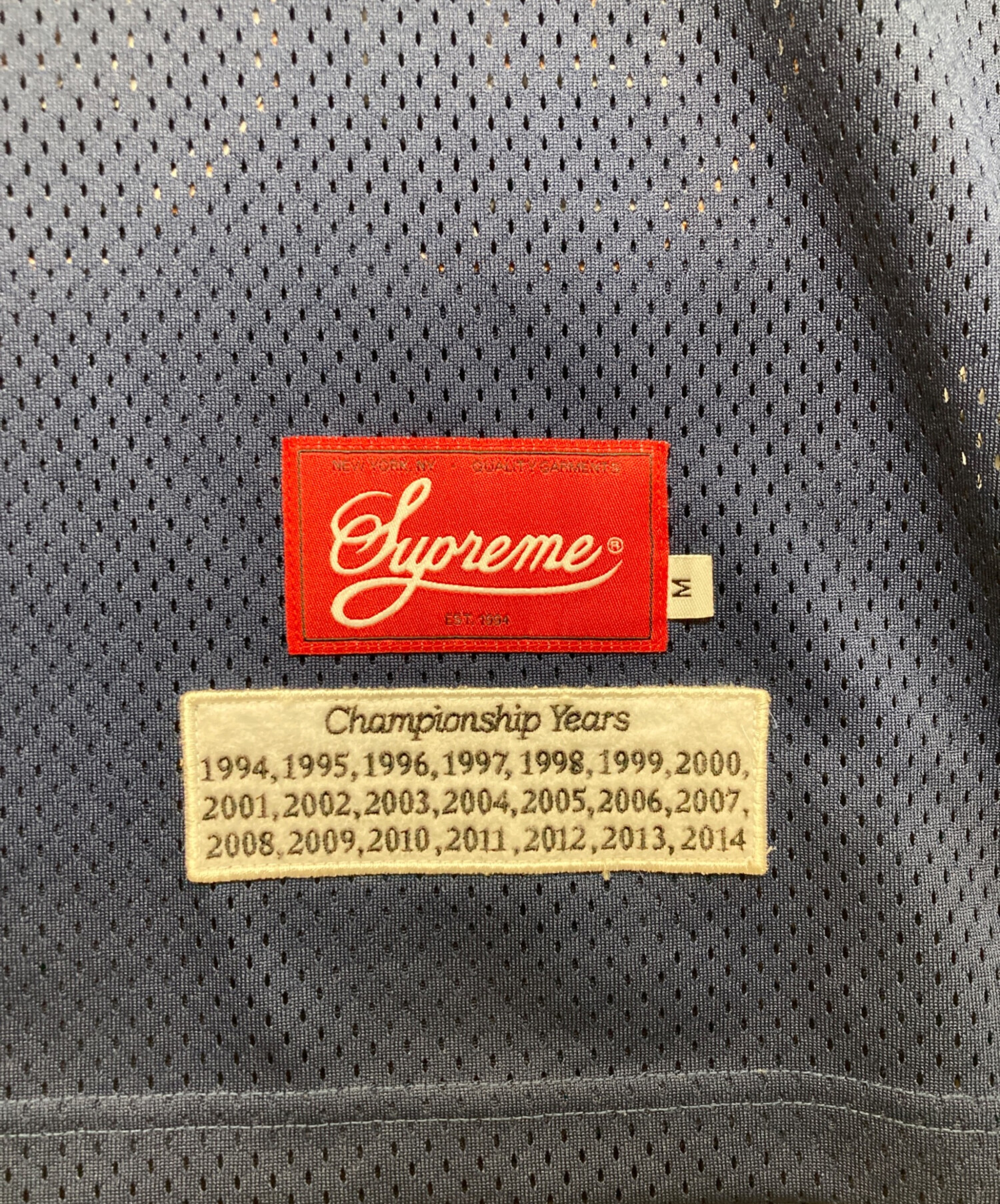 中古・古着通販】SUPREME (シュプリーム) ゲームシャツ ネイビー