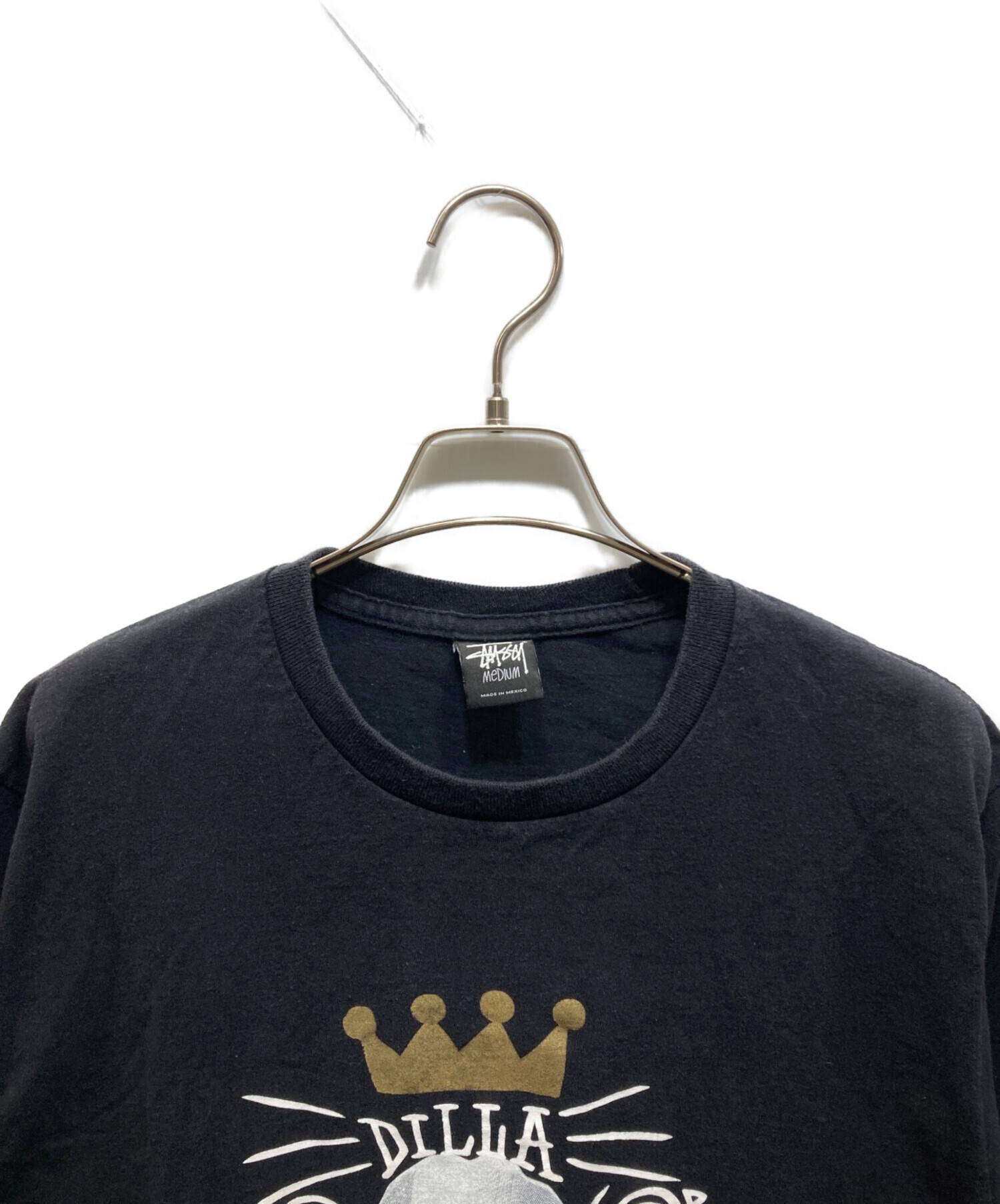 中古・古着通販】stussy (ステューシー) プリントTシャツ ブラック