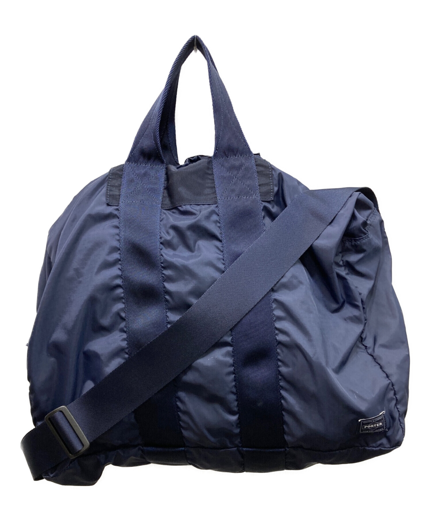 中古・古着通販】PORTER (ポーター) FLEX 2WAYダッフルバッグ ネイビー