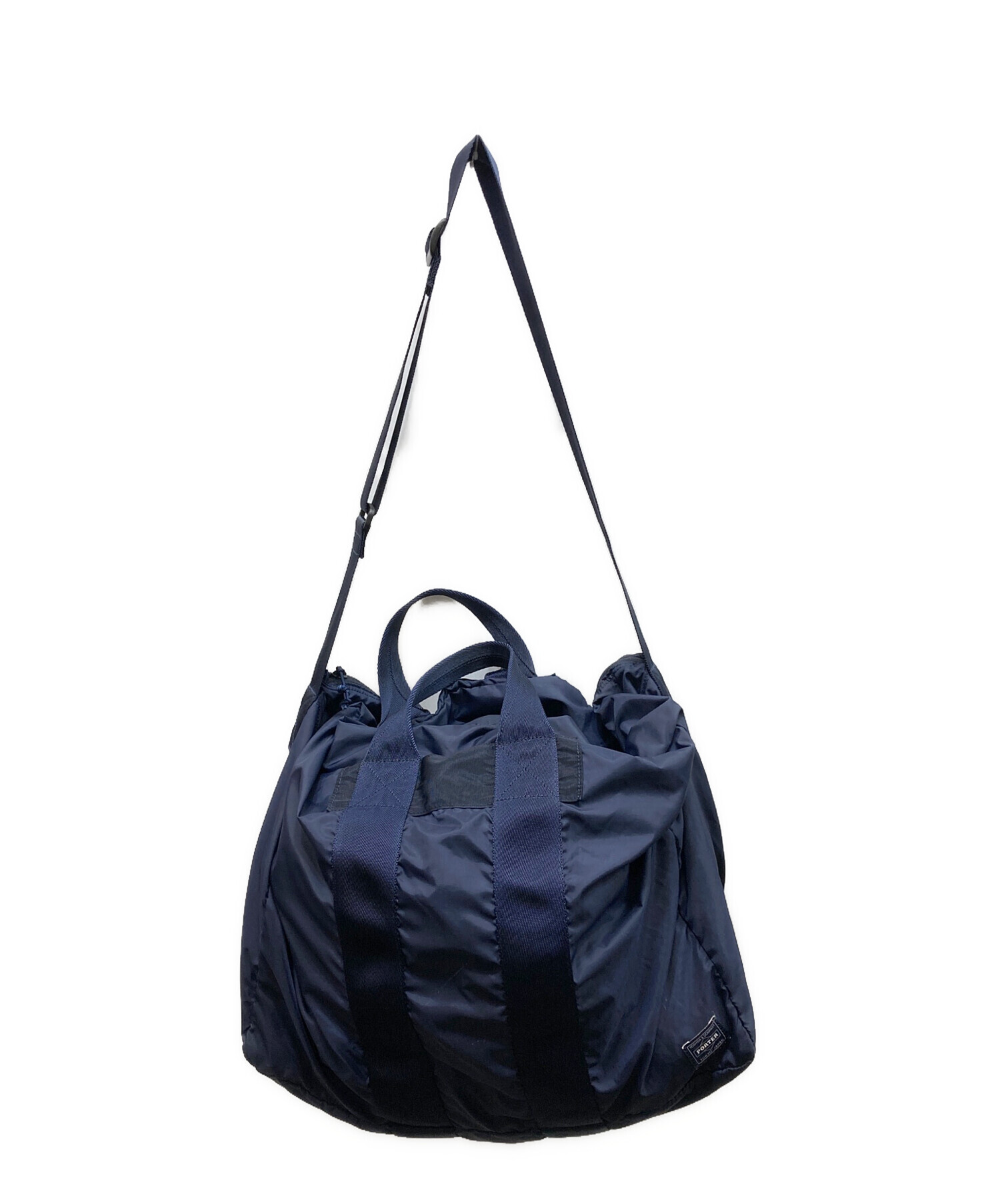 中古・古着通販】PORTER (ポーター) FLEX 2WAYダッフルバッグ ネイビー