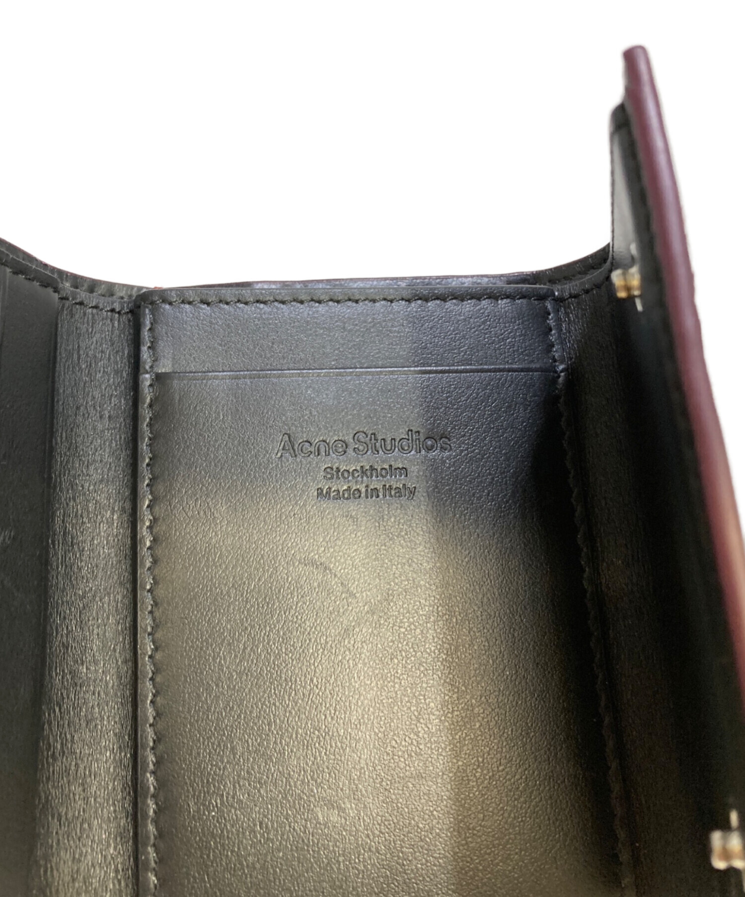 中古・古着通販】ACNE STUDIOS (アクネ ストゥディオズ) 3つ折りレザー