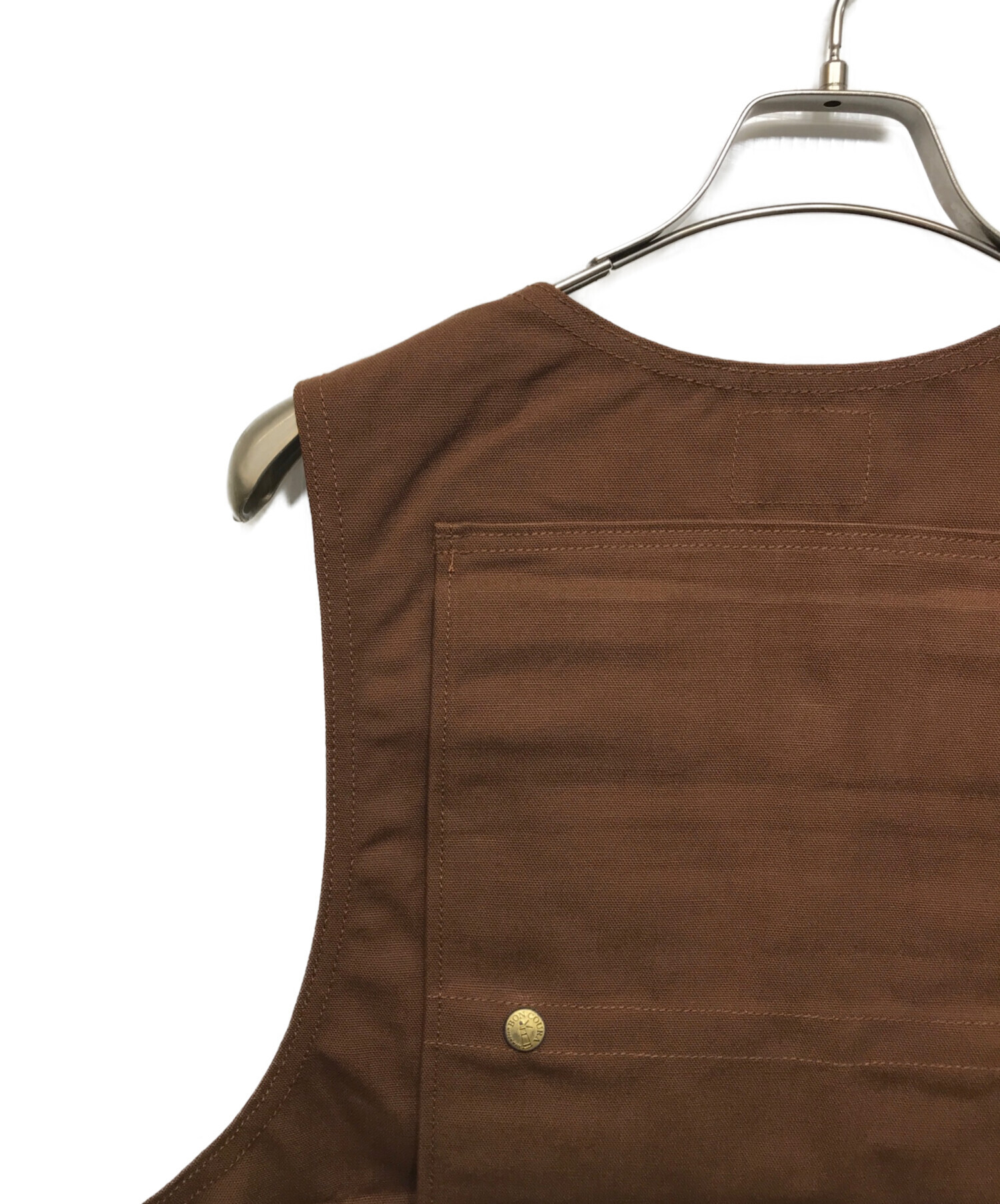 中古・古着通販】BONCOURA (ボンクラ) Pack Vest Duck ブラウン サイズ 